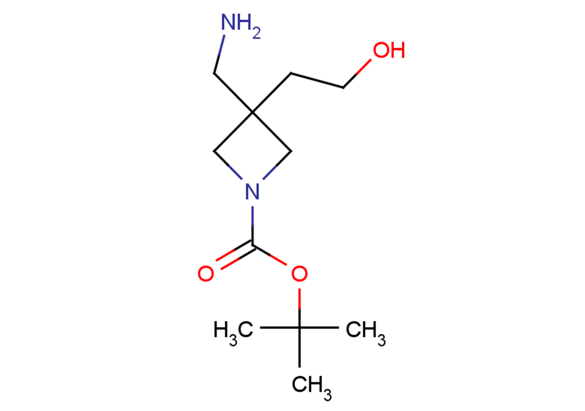 tert-butyl 3-(aminomethyl)-3-(2-hydroxyethyl)azetidine-1-carboxylate