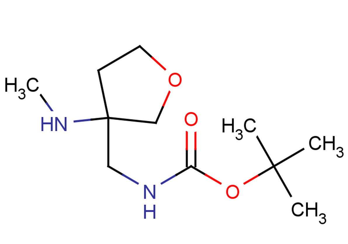 tert-butyl N-{[3-(methylamino)oxolan-3-yl]methyl}carbamate