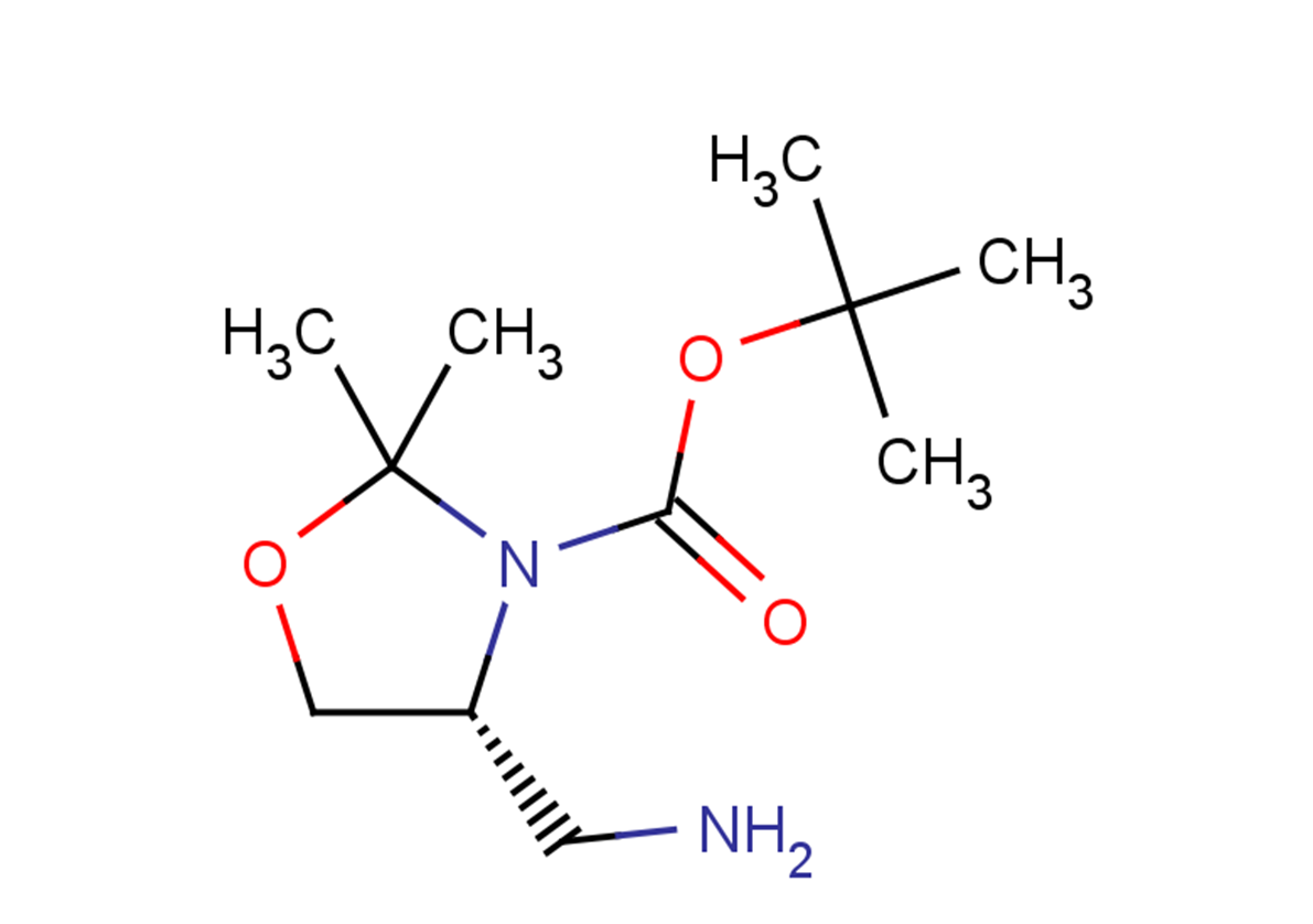 tert-butyl (4R)-4-(aminomethyl)-2,2-dimethyl-1,3-oxazolidine-3-carboxylate