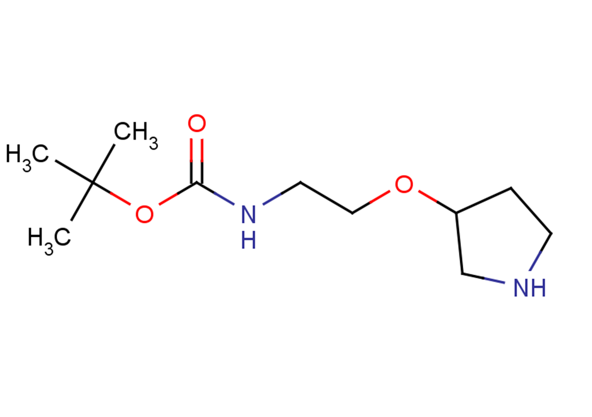 tert-butyl N-[2-(pyrrolidin-3-yloxy)ethyl]carbamate