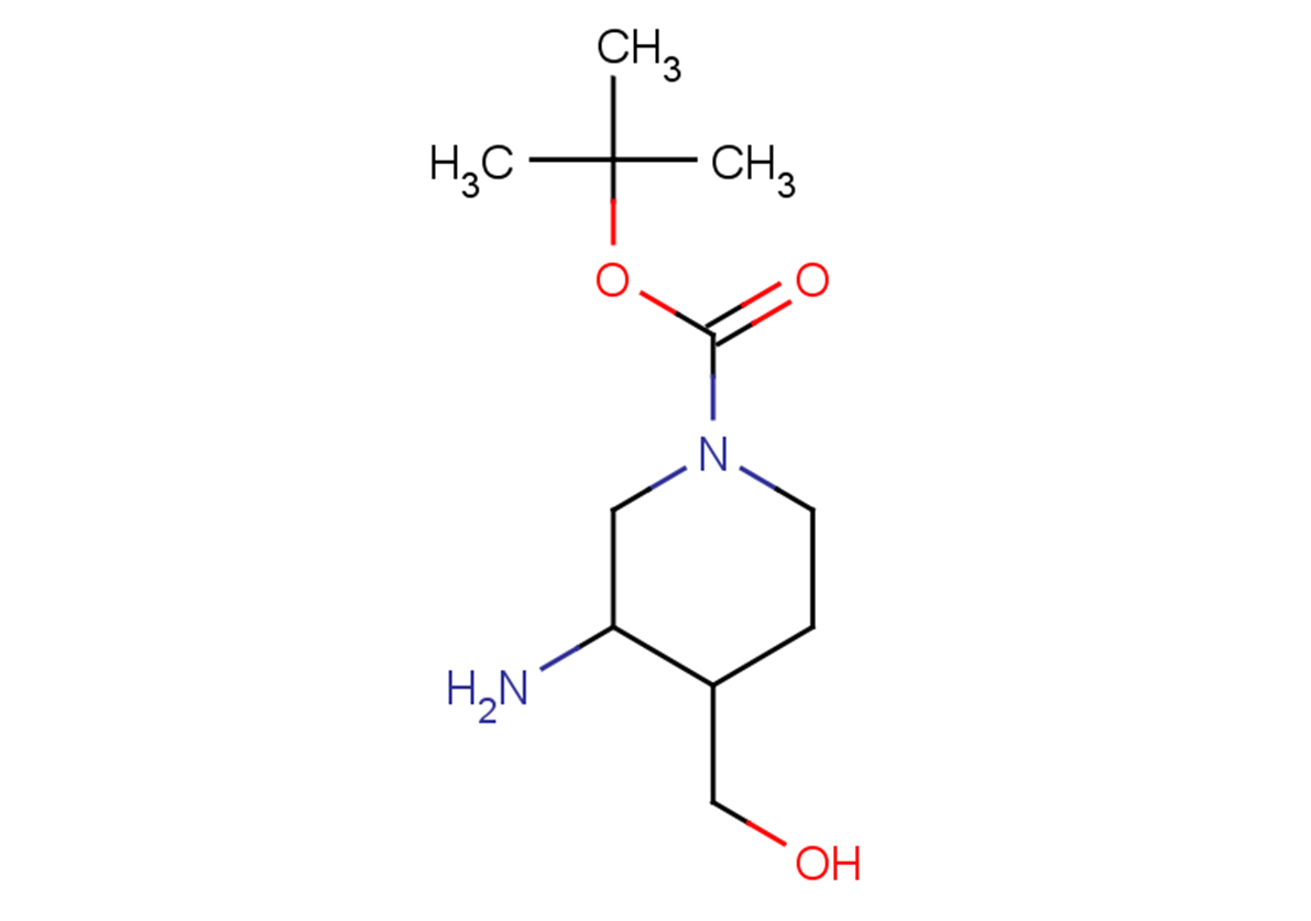 tert-butyl 3-amino-4-(hydroxymethyl)piperidine-1-carboxylate