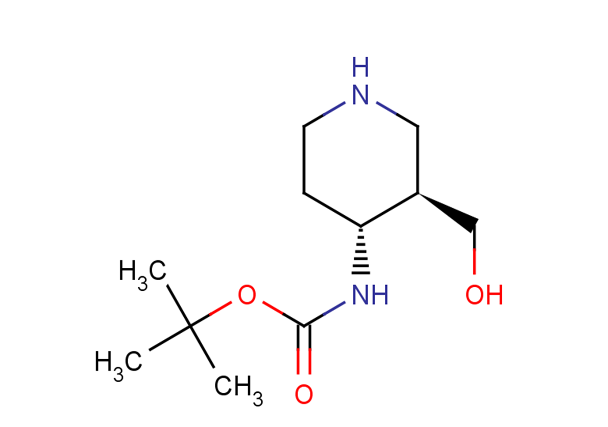 tert-butyl N-[(3R,4R)-3-(hydroxymethyl)piperidin-4-yl]carbamate