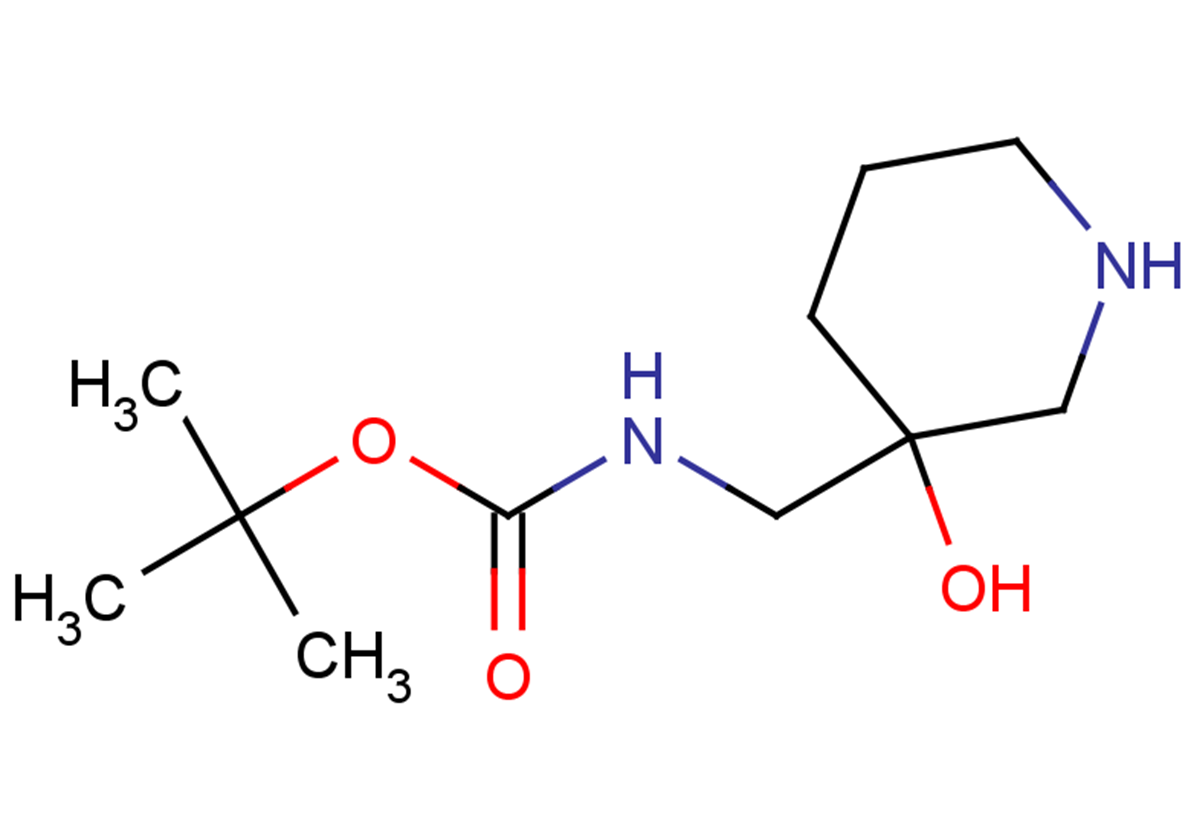 tert-butyl N-[(3-hydroxypiperidin-3-yl)methyl]carbamate