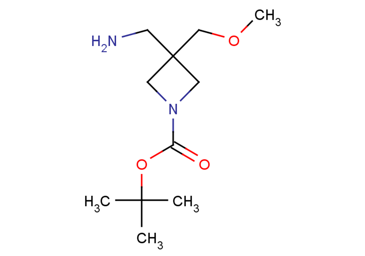 tert-butyl 3-(aminomethyl)-3-(methoxymethyl)azetidine-1-carboxylate