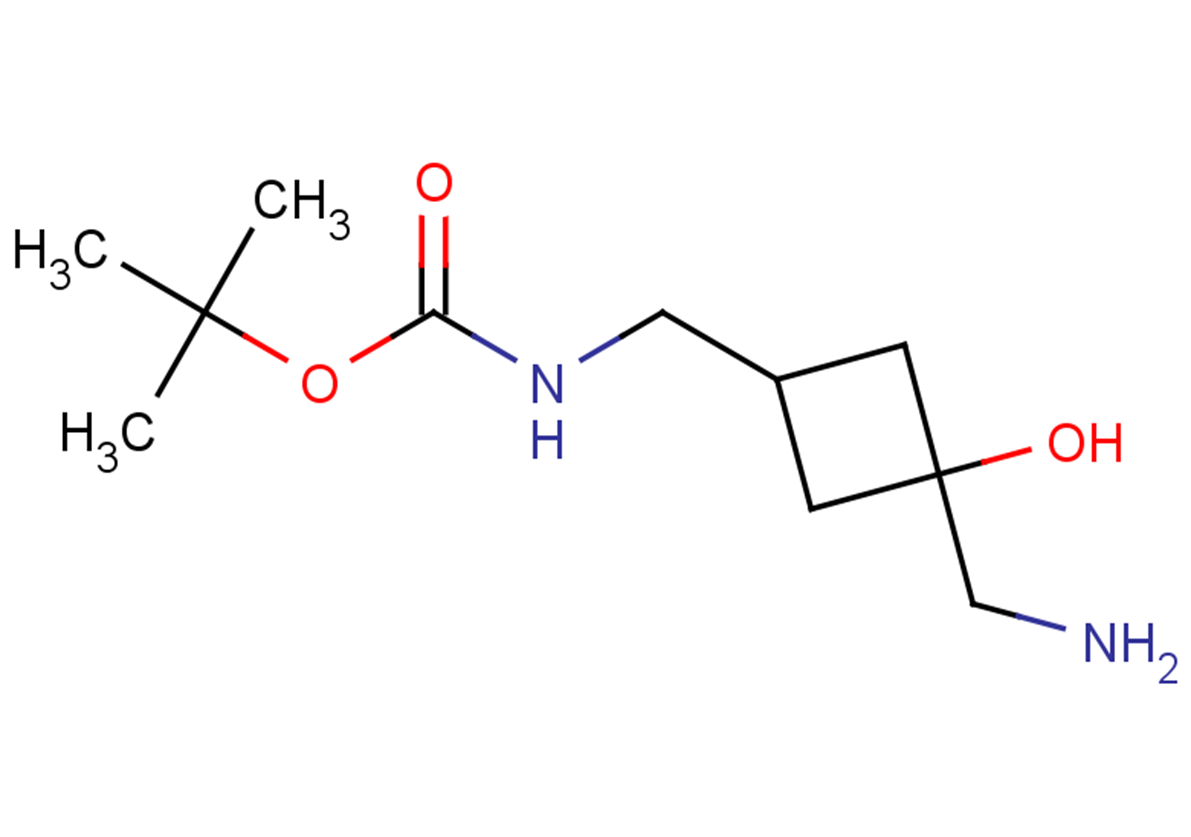tert-butyl N-{[3-(aminomethyl)-3-hydroxycyclobutyl]methyl}carbamate