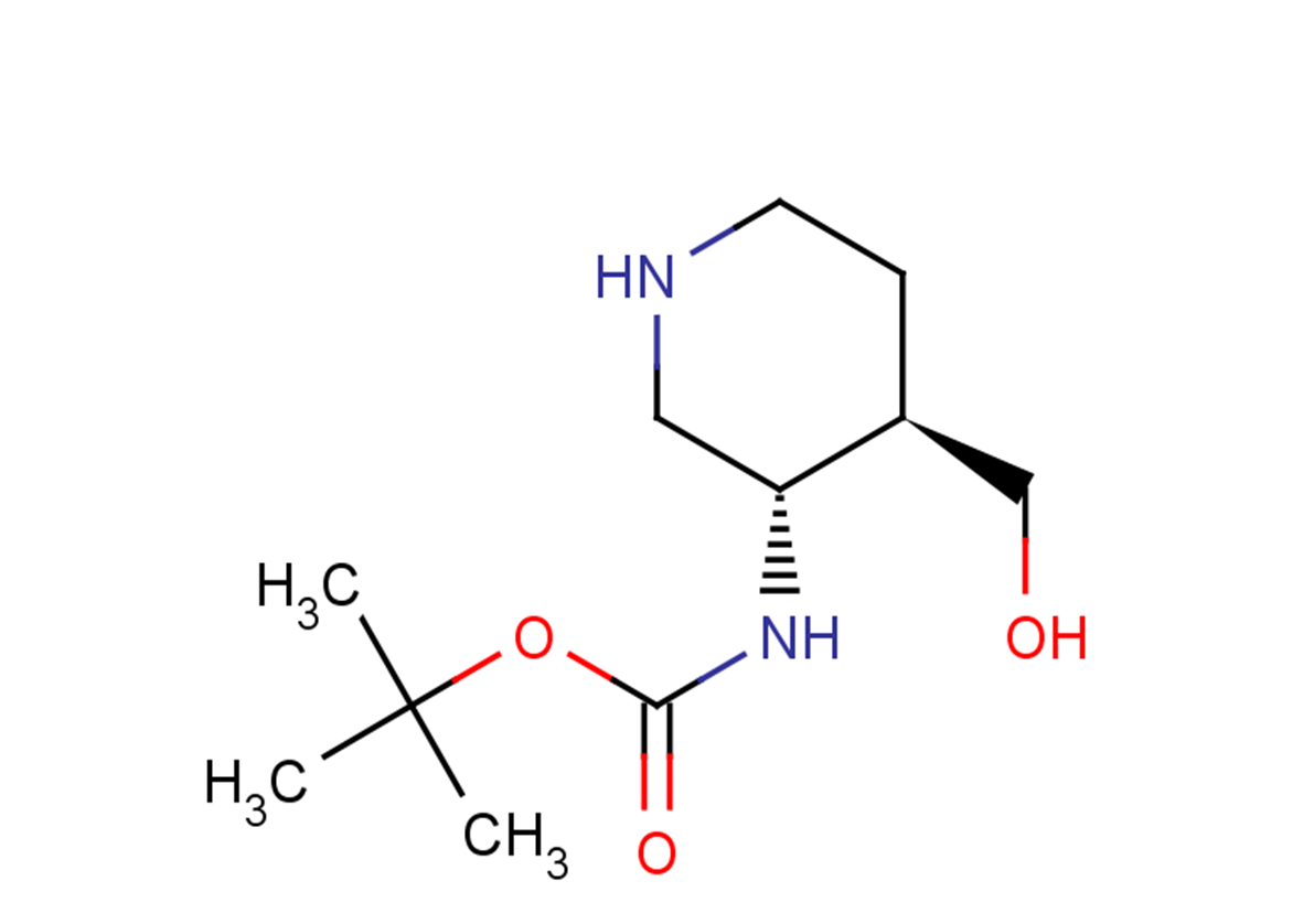 tert-butyl N-[(3S,4R)-4-(hydroxymethyl)piperidin-3-yl]carbamate