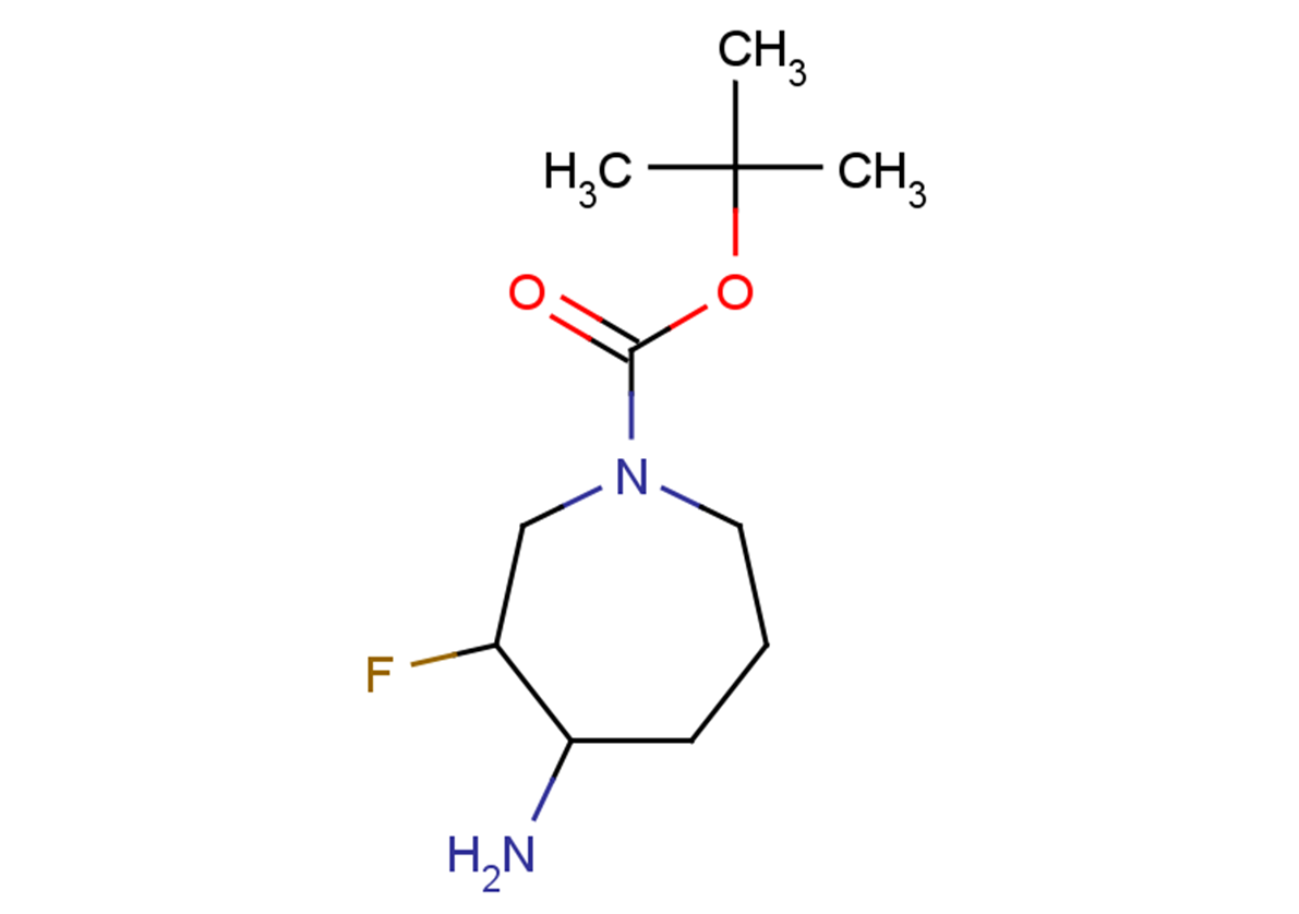 tert-butyl 4-amino-3-fluoroazepane-1-carboxylate