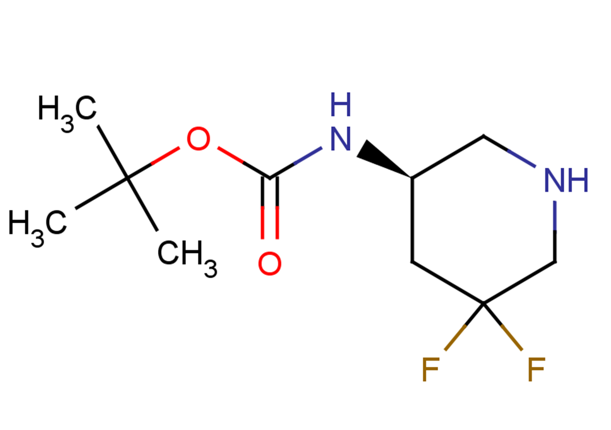 tert-butyl N-[(3R)-5,5-difluoropiperidin-3-yl]carbamate