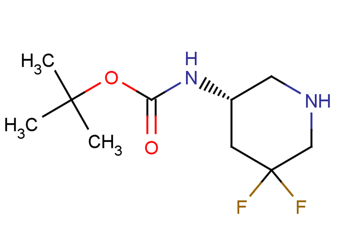 tert-butyl N-[(3S)-5,5-difluoropiperidin-3-yl]carbamate