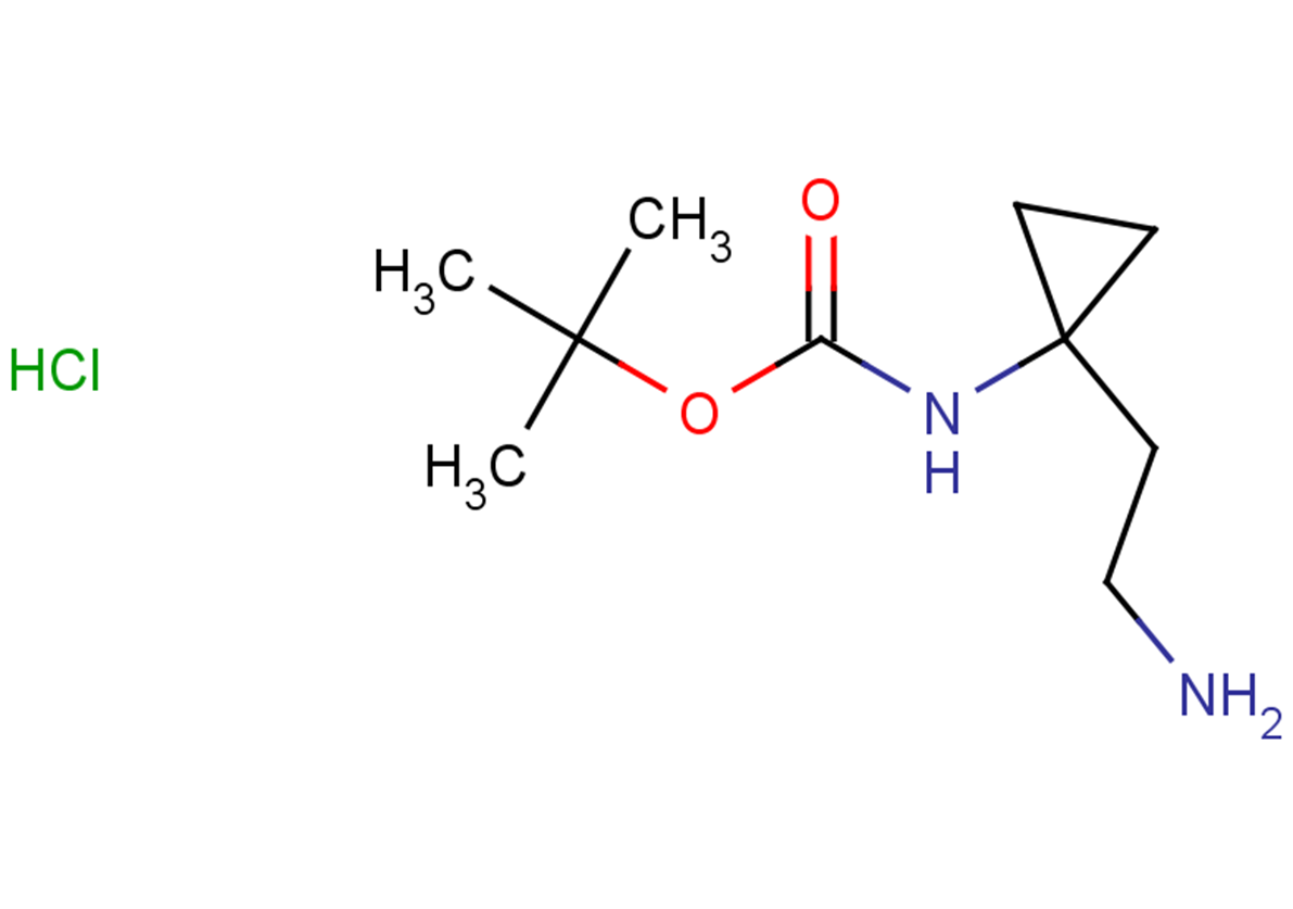 tert-butyl N-[1-(2-aminoethyl)cyclopropyl]carbamate hydrochloride
