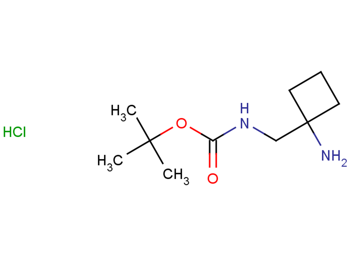 tert-butyl N-[(1-aminocyclobutyl)methyl]carbamate hydrochloride