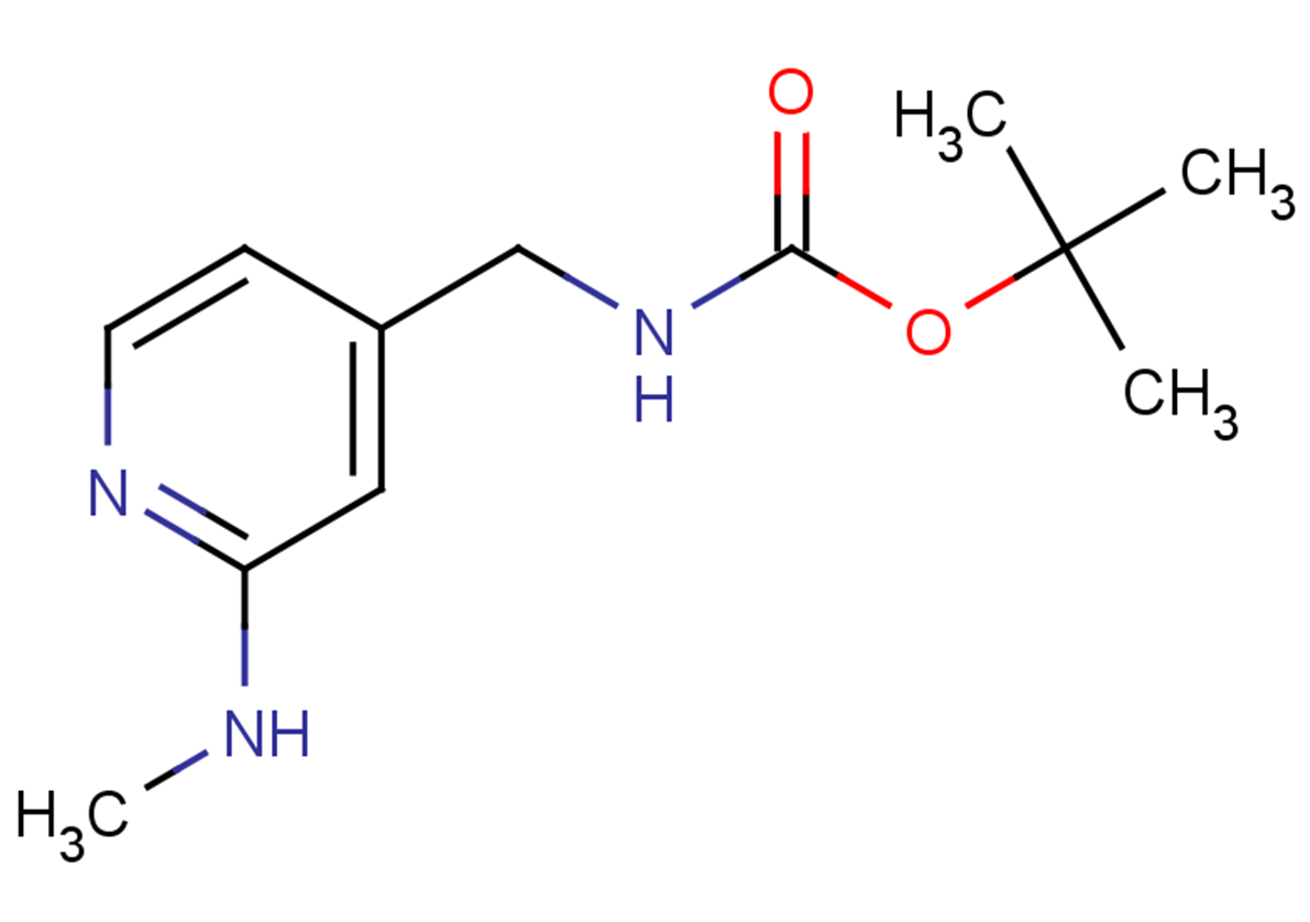 tert-butyl N-{[2-(methylamino)pyridin-4-yl]methyl}carbamate