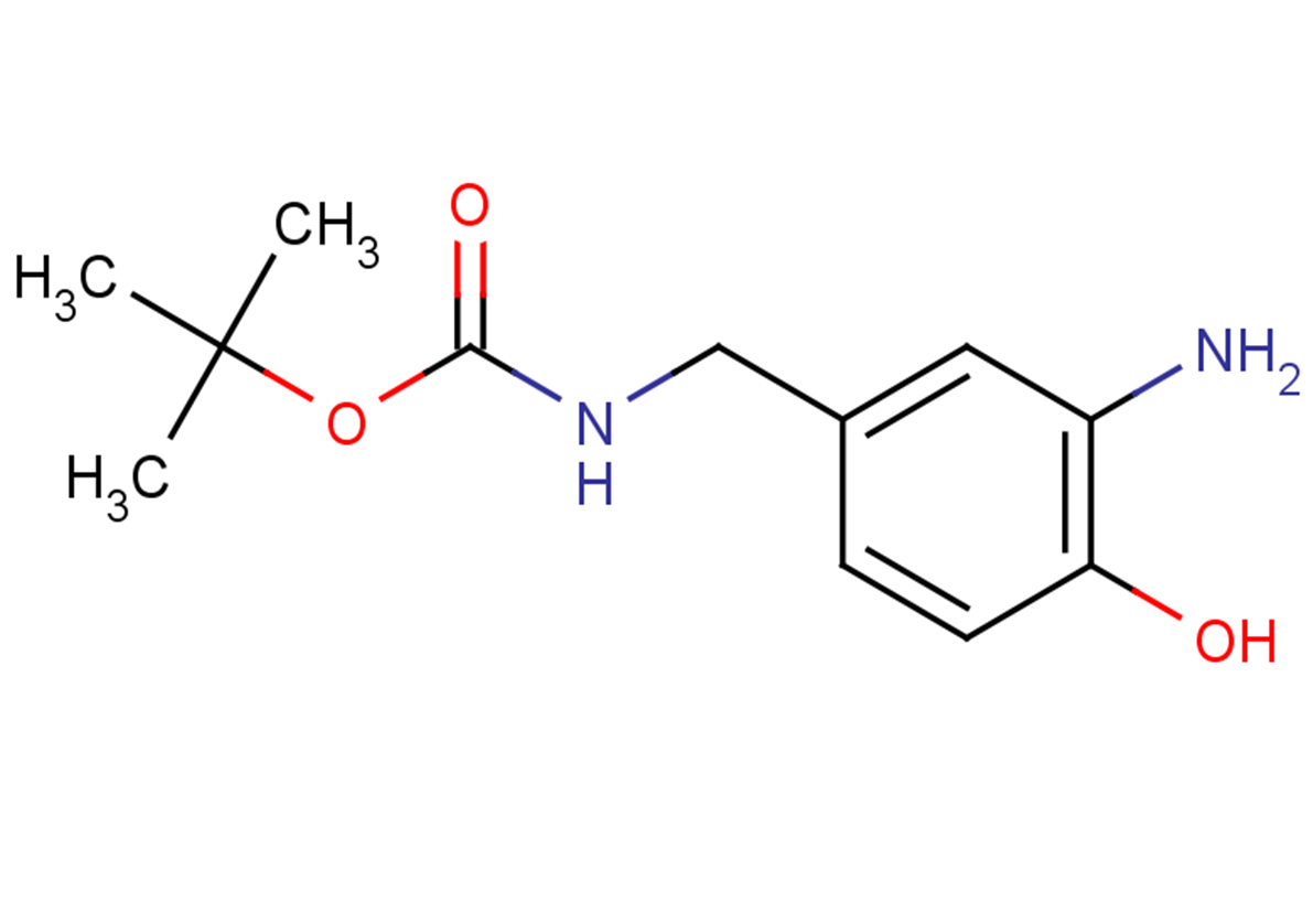 tert-butyl N-[(3-amino-4-hydroxyphenyl)methyl]carbamate