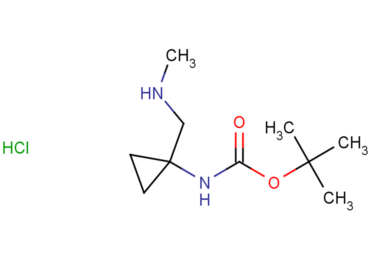 tert-butyl N-{1-[(methylamino)methyl]cyclopropyl}carbamate hydrochloride
