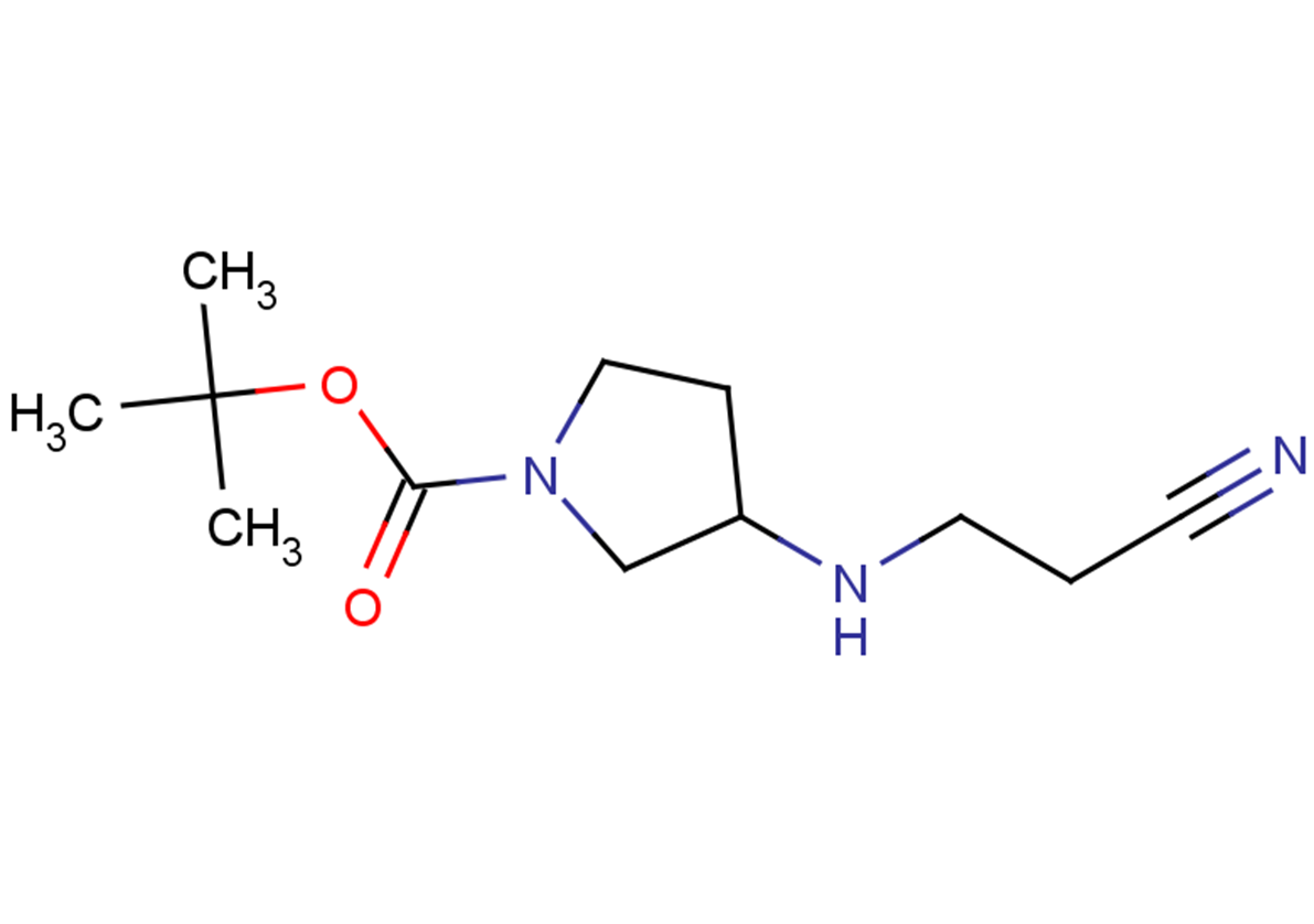 tert-butyl 3-[(2-cyanoethyl)amino]pyrrolidine-1-carboxylate