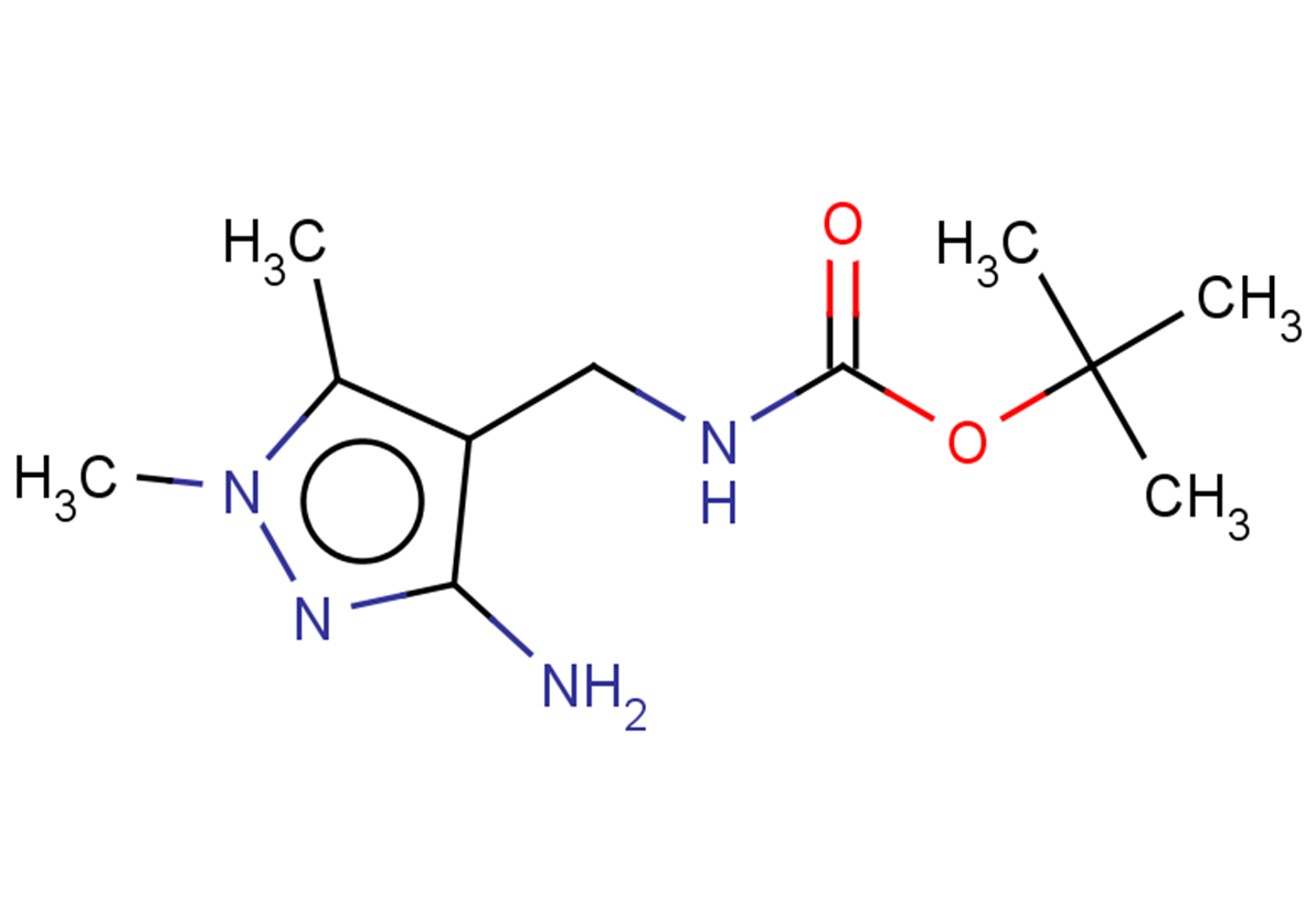 tert-butyl N-[(3-amino-1,5-dimethyl-1H-pyrazol-4-yl)methyl]carbamate