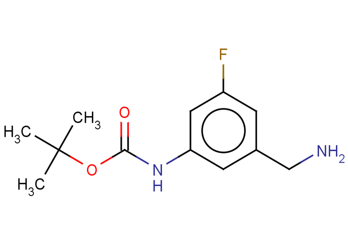 tert-butyl N-[3-(aminomethyl)-5-fluorophenyl]carbamate