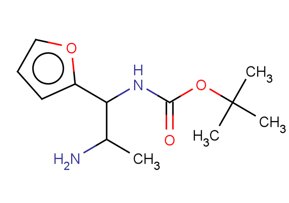 tert-butyl N-[2-amino-1-(furan-2-yl)propyl]carbamate