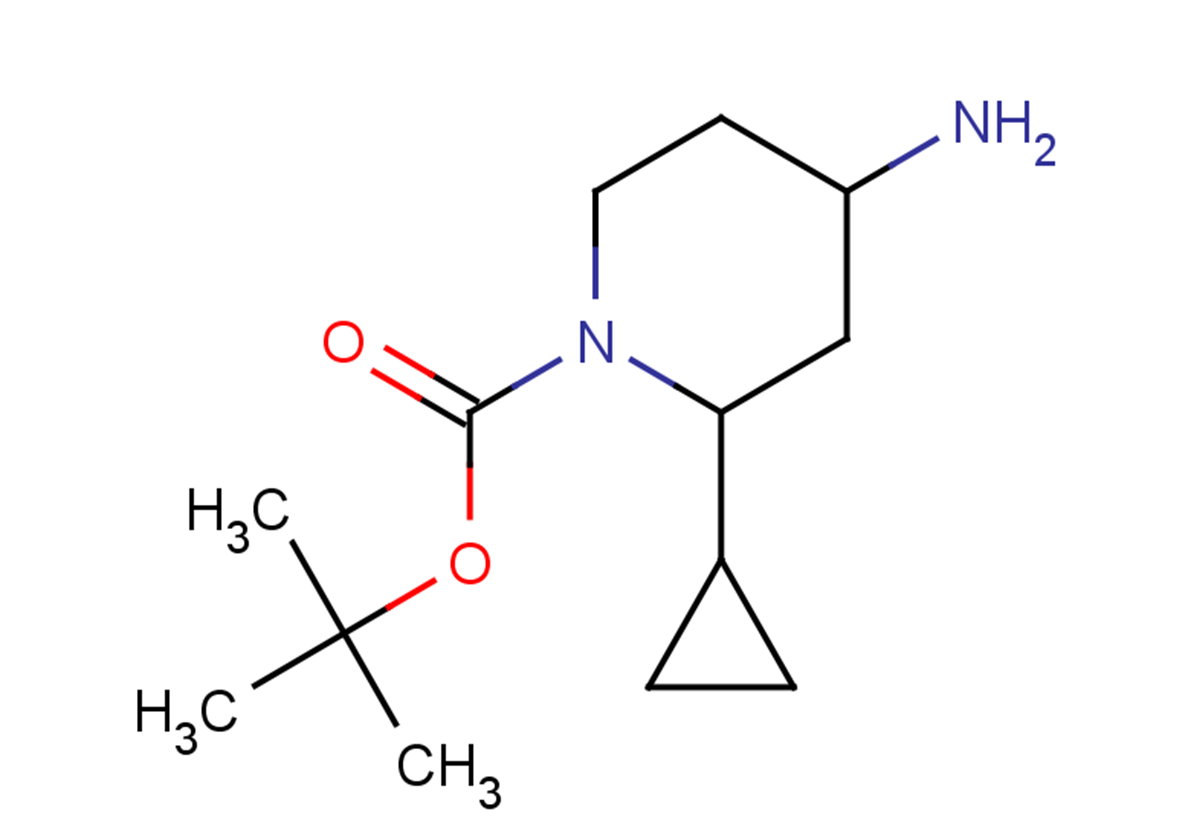 tert-butyl 4-amino-2-cyclopropylpiperidine-1-carboxylate