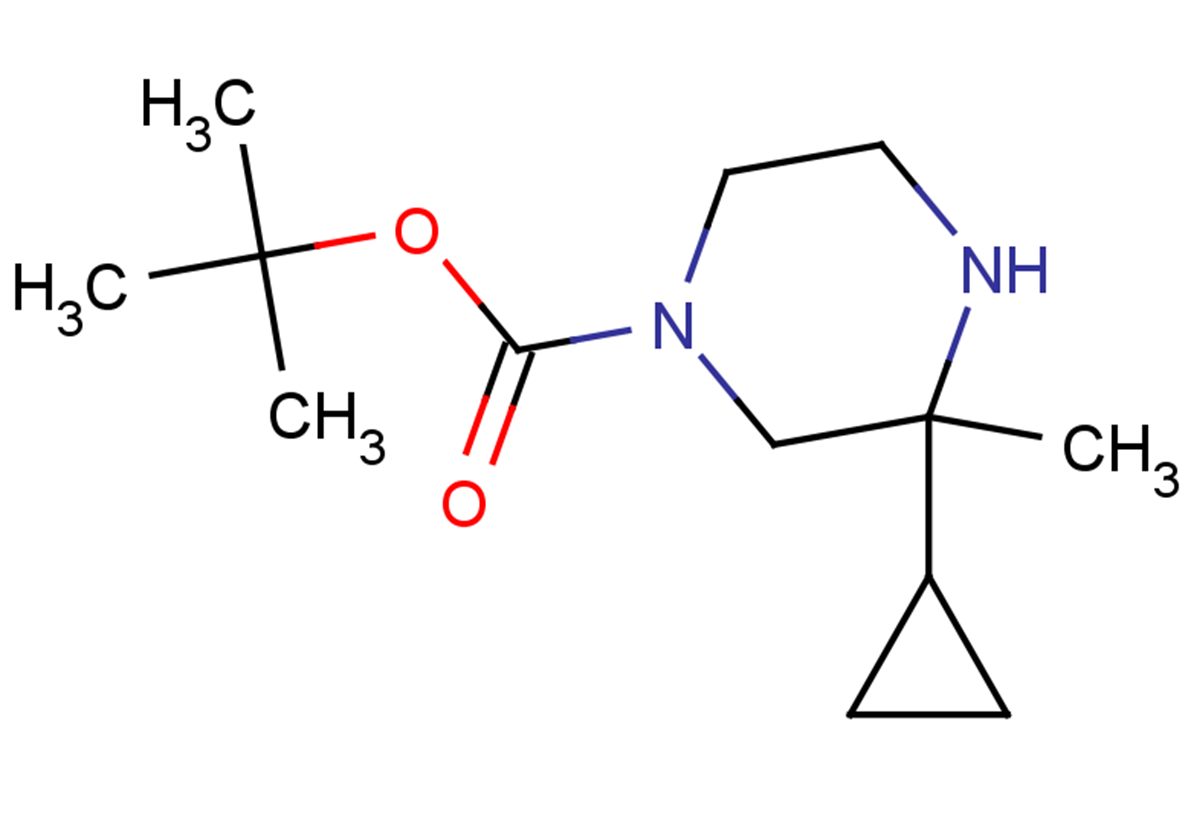tert-butyl 3-cyclopropyl-3-methylpiperazine-1-carboxylate