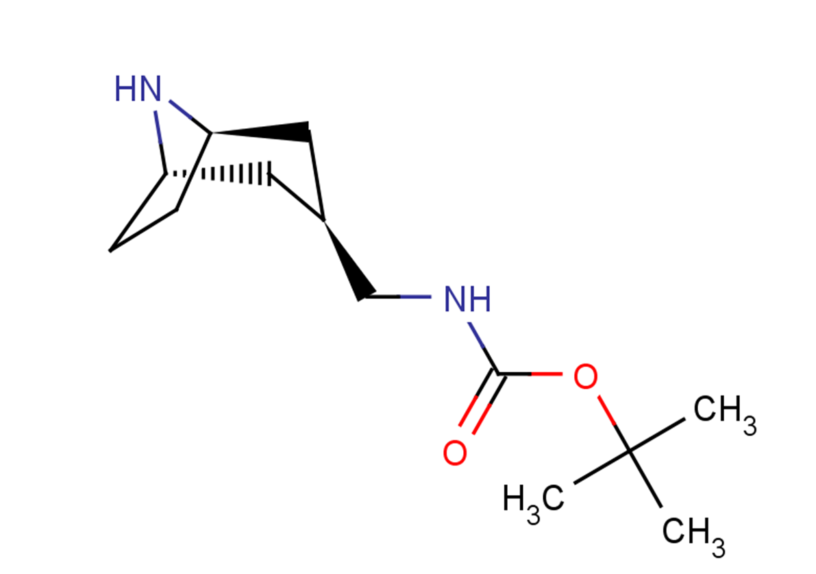 tert-butyl N-[(1R,3S,5S)-8-azabicyclo[3.2.1]octan-3-ylmethyl]carbamate