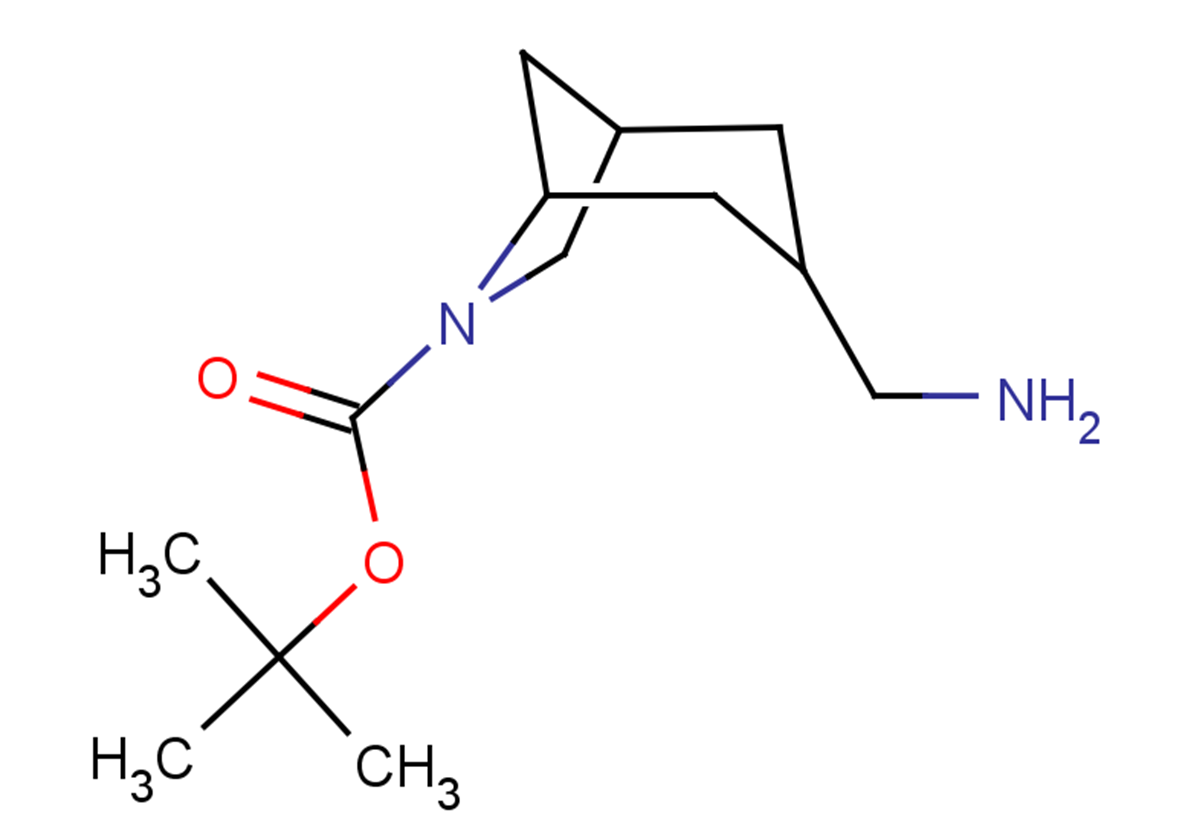 tert-butyl 3-(aminomethyl)-6-azabicyclo[3.2.1]octane-6-carboxylate