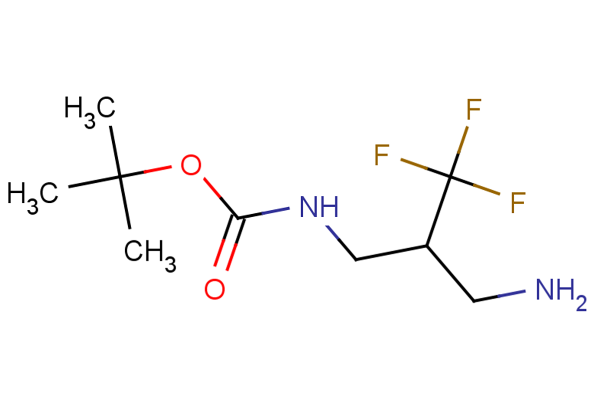 tert-butyl N-[3-amino-2-(trifluoromethyl)propyl]carbamate
