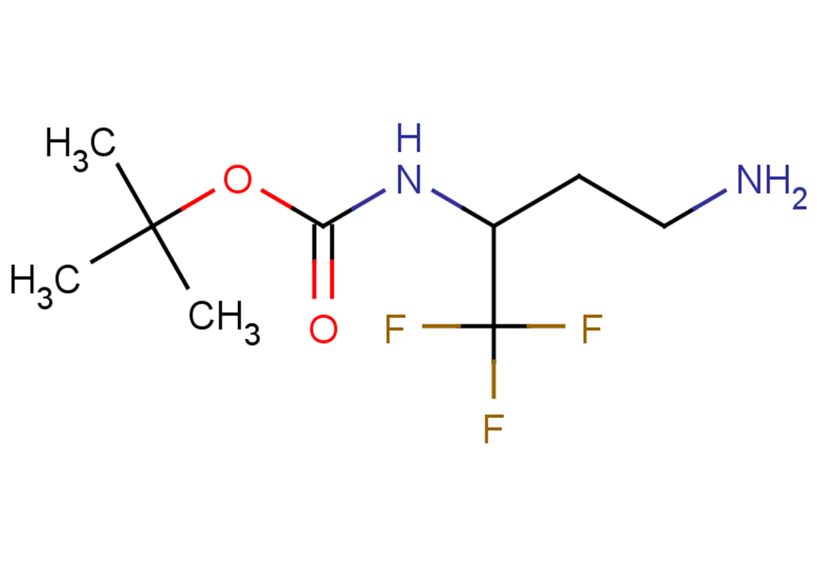 tert-butyl N-(4-amino-1,1,1-trifluorobutan-2-yl)carbamate