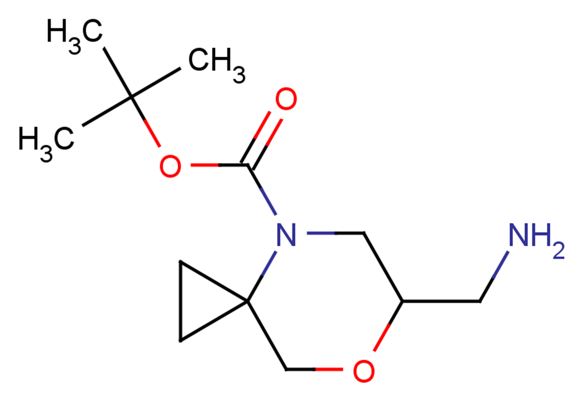 tert-butyl 6-(aminomethyl)-7-oxa-4-azaspiro[2.5]octane-4-carboxylate