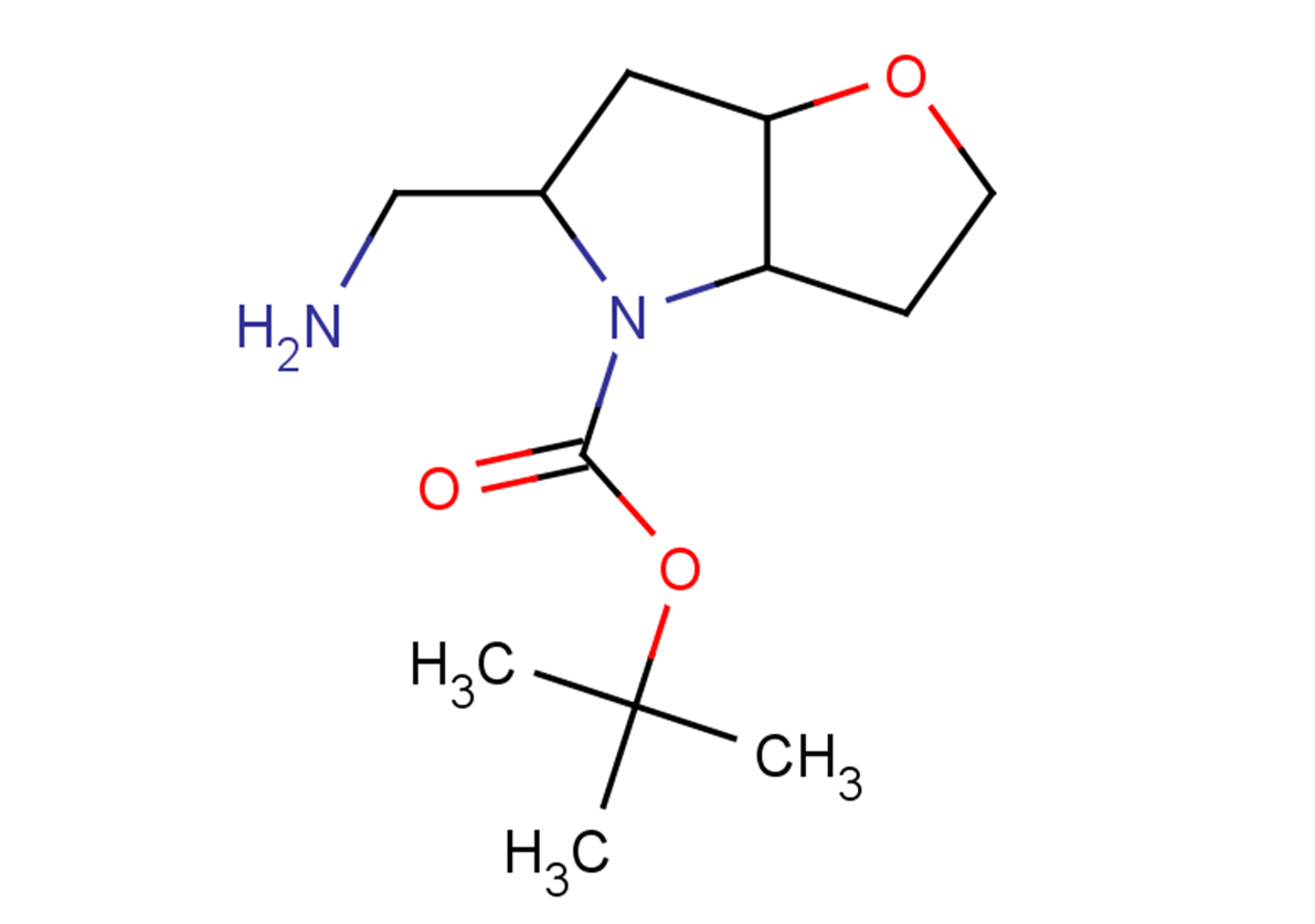 tert-butyl 5-(aminomethyl)-hexahydro-2H-furo[3,2-b]pyrrole-4-carboxylate