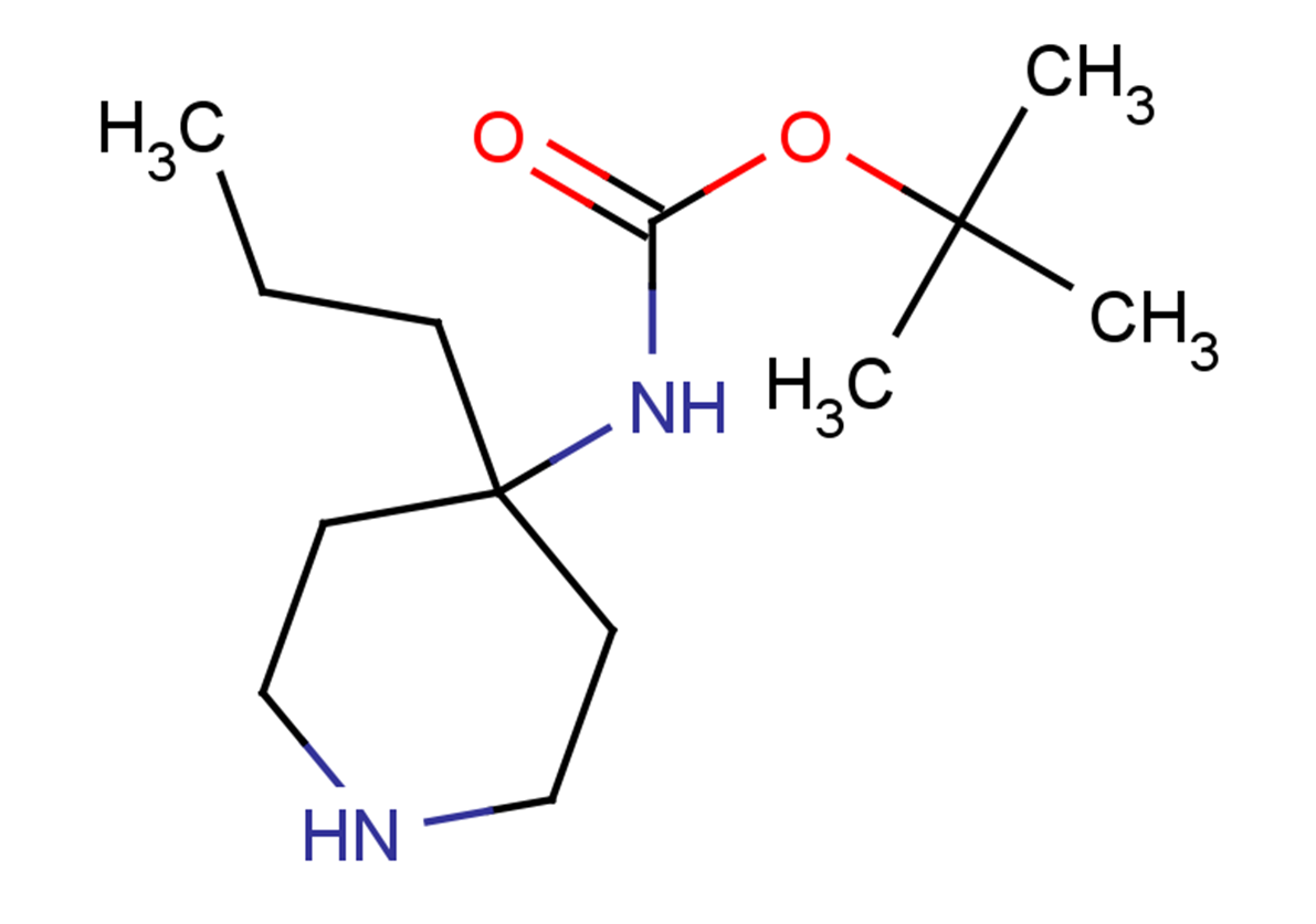 tert-butyl N-(4-propylpiperidin-4-yl)carbamate