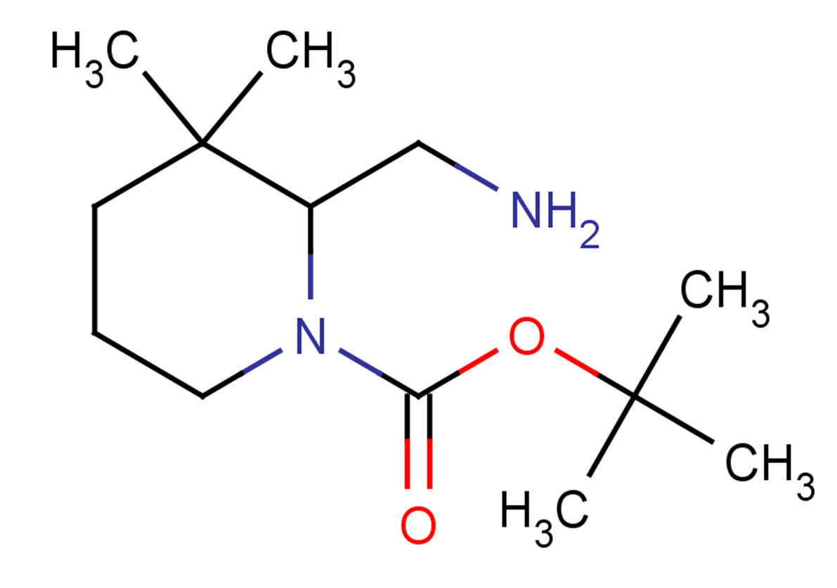 tert-butyl 2-(aminomethyl)-3,3-dimethylpiperidine-1-carboxylate