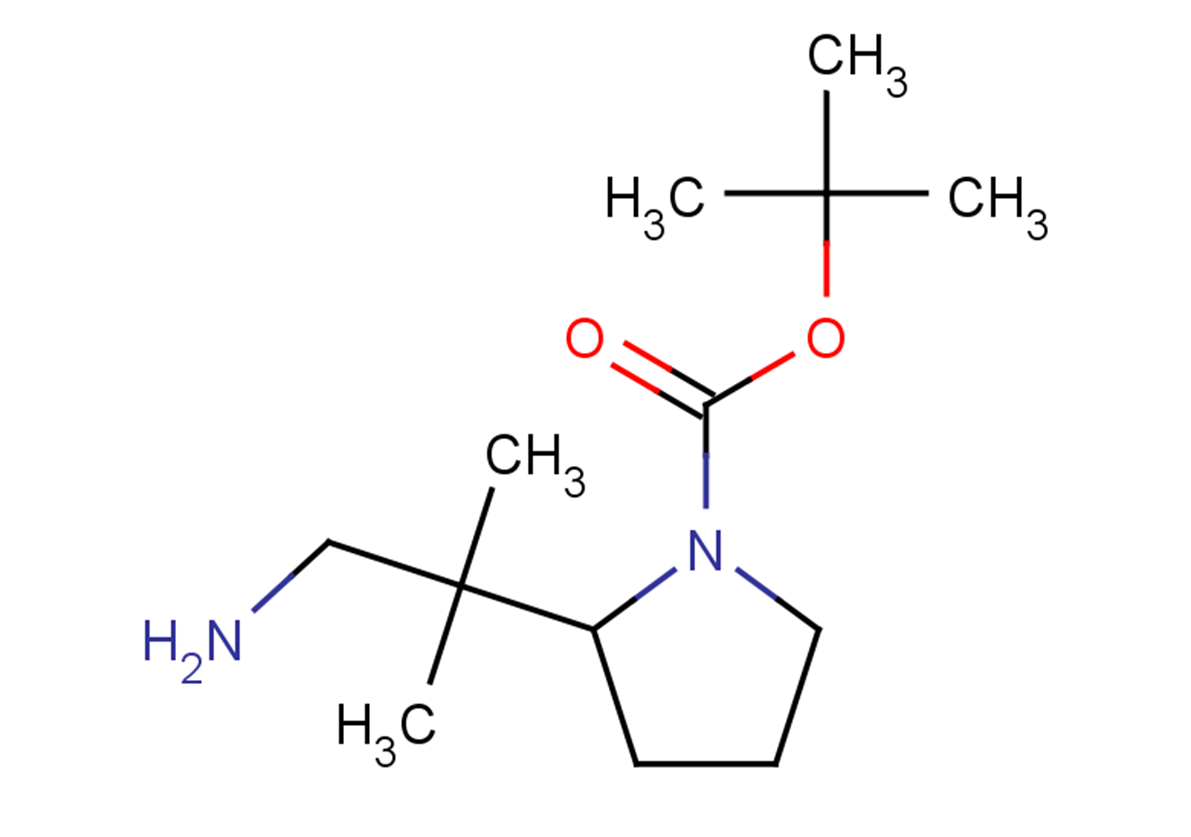 tert-butyl 2-(1-amino-2-methylpropan-2-yl)pyrrolidine-1-carboxylate