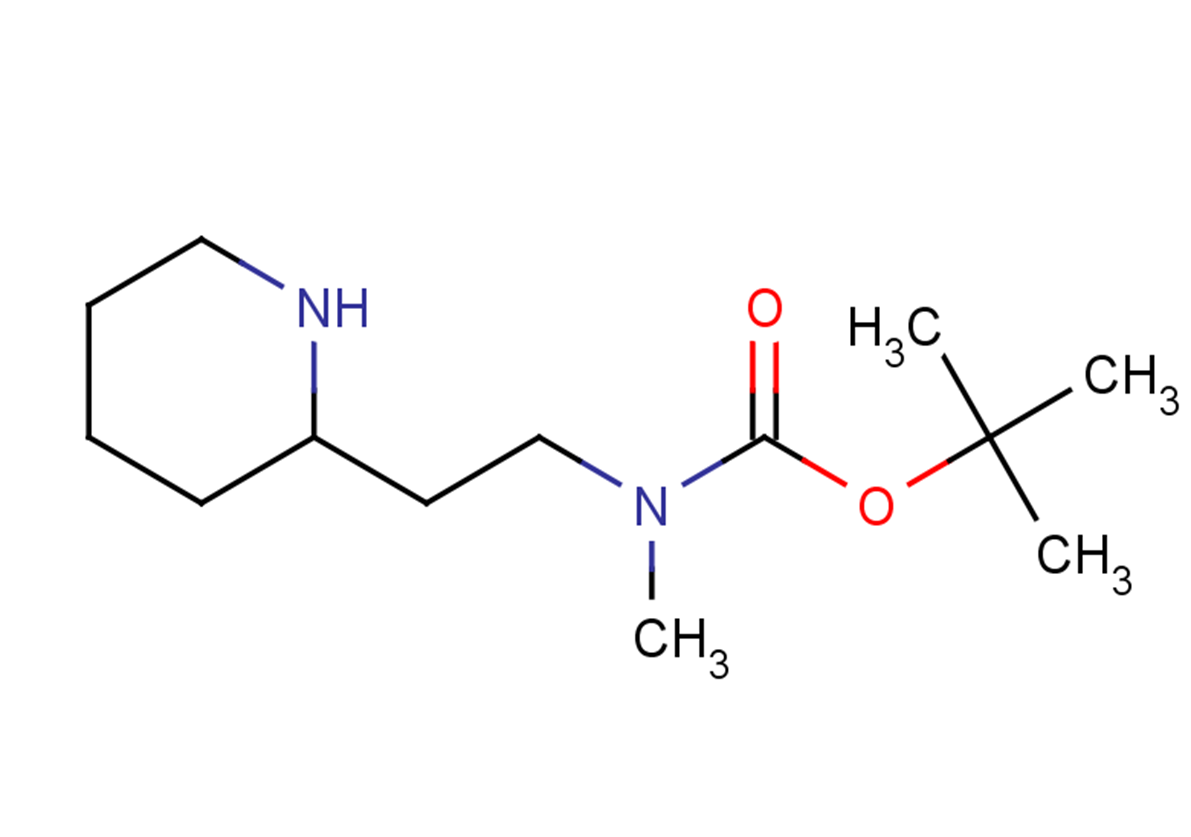 tert-butyl N-methyl-N-[2-(piperidin-2-yl)ethyl]carbamate
