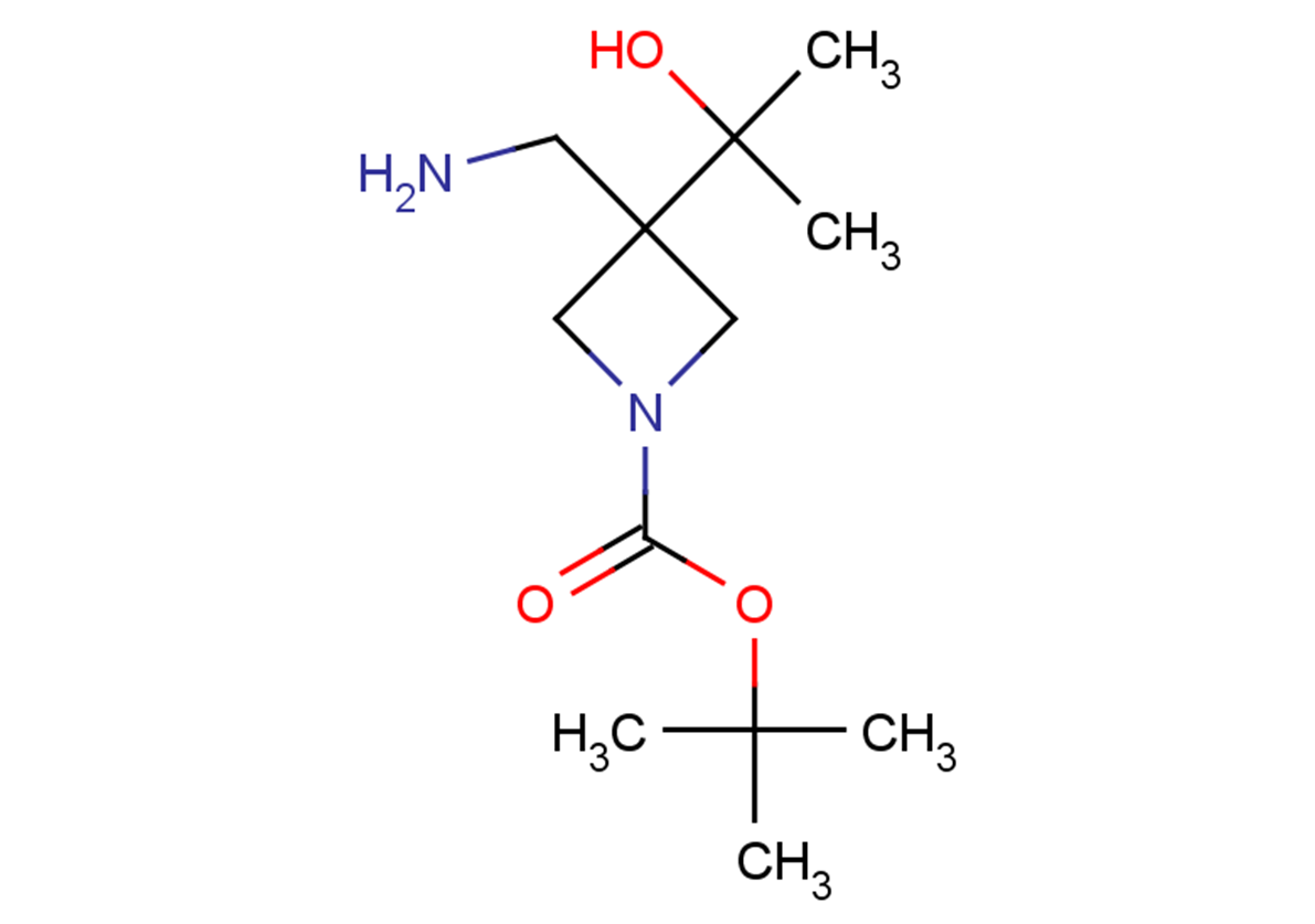 tert-butyl 3-(aminomethyl)-3-(2-hydroxypropan-2-yl)azetidine-1-carboxylate
