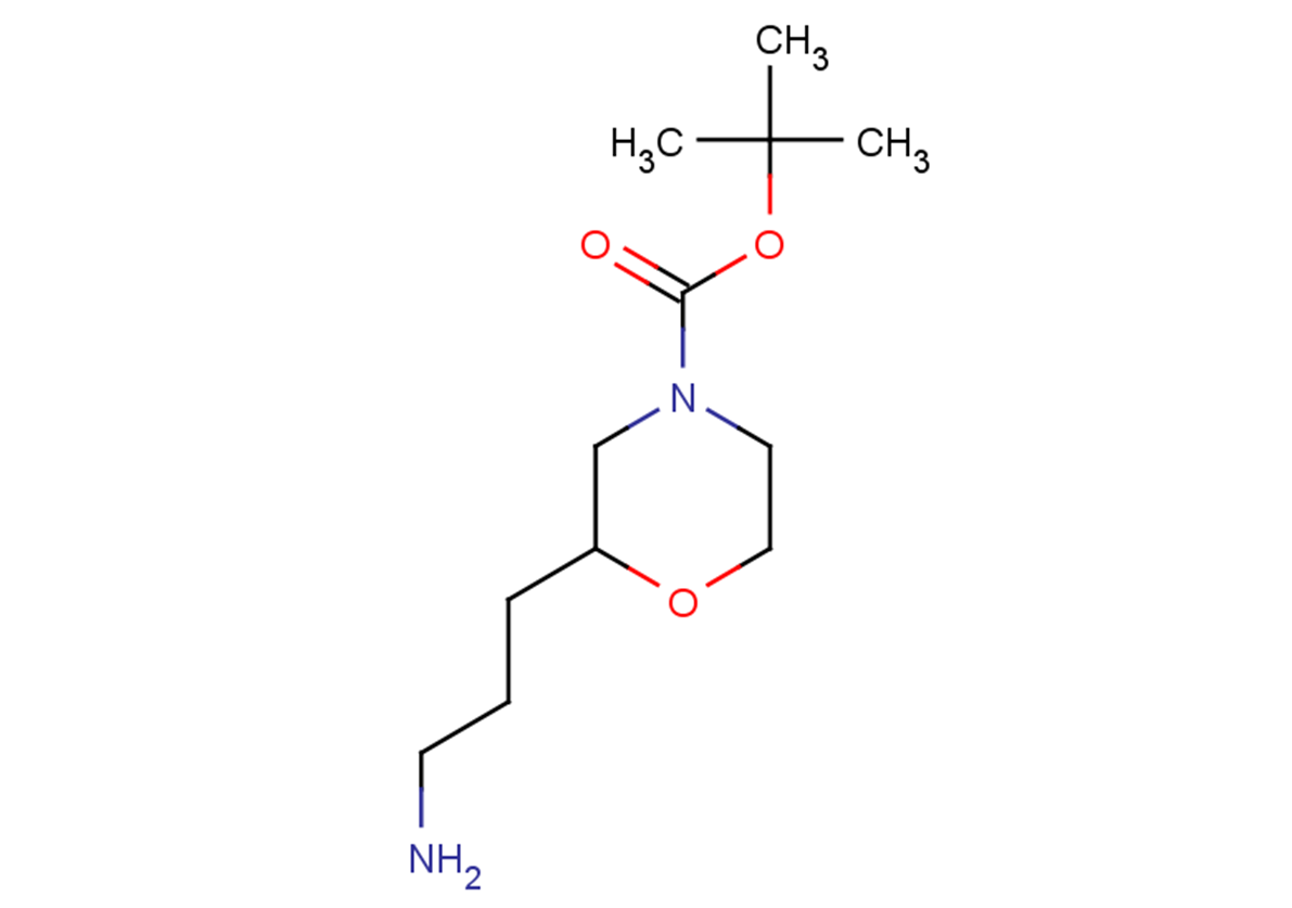tert-butyl 2-(3-aminopropyl)morpholine-4-carboxylate