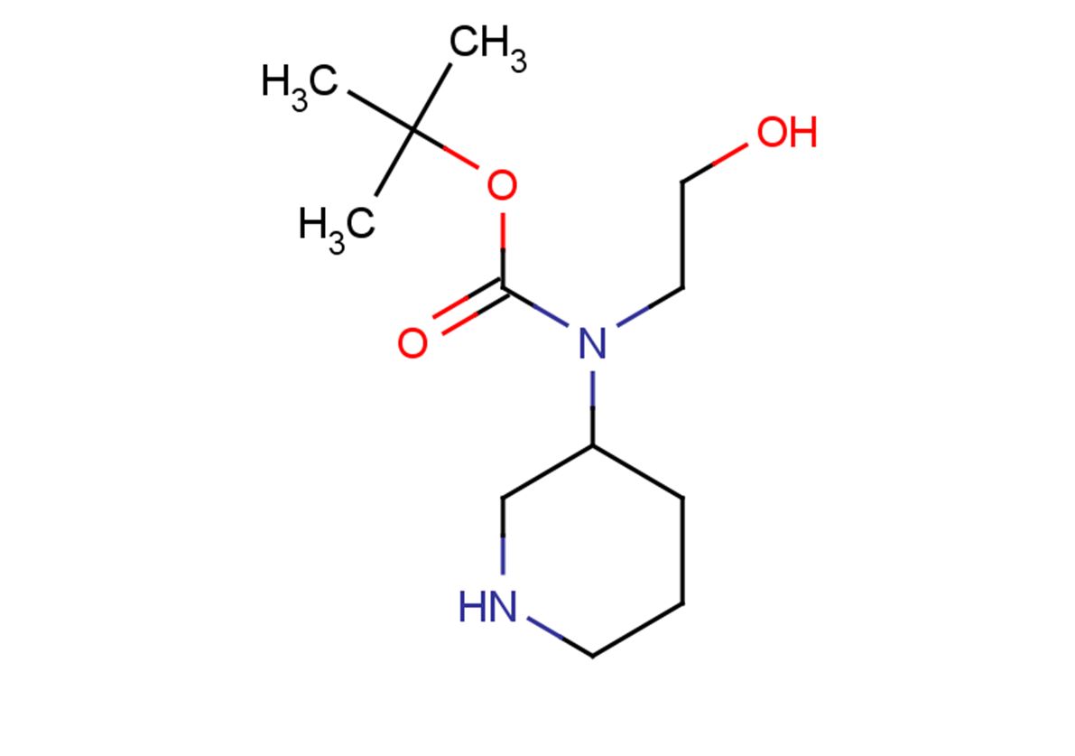 tert-butyl N-(2-hydroxyethyl)-N-(piperidin-3-yl)carbamate