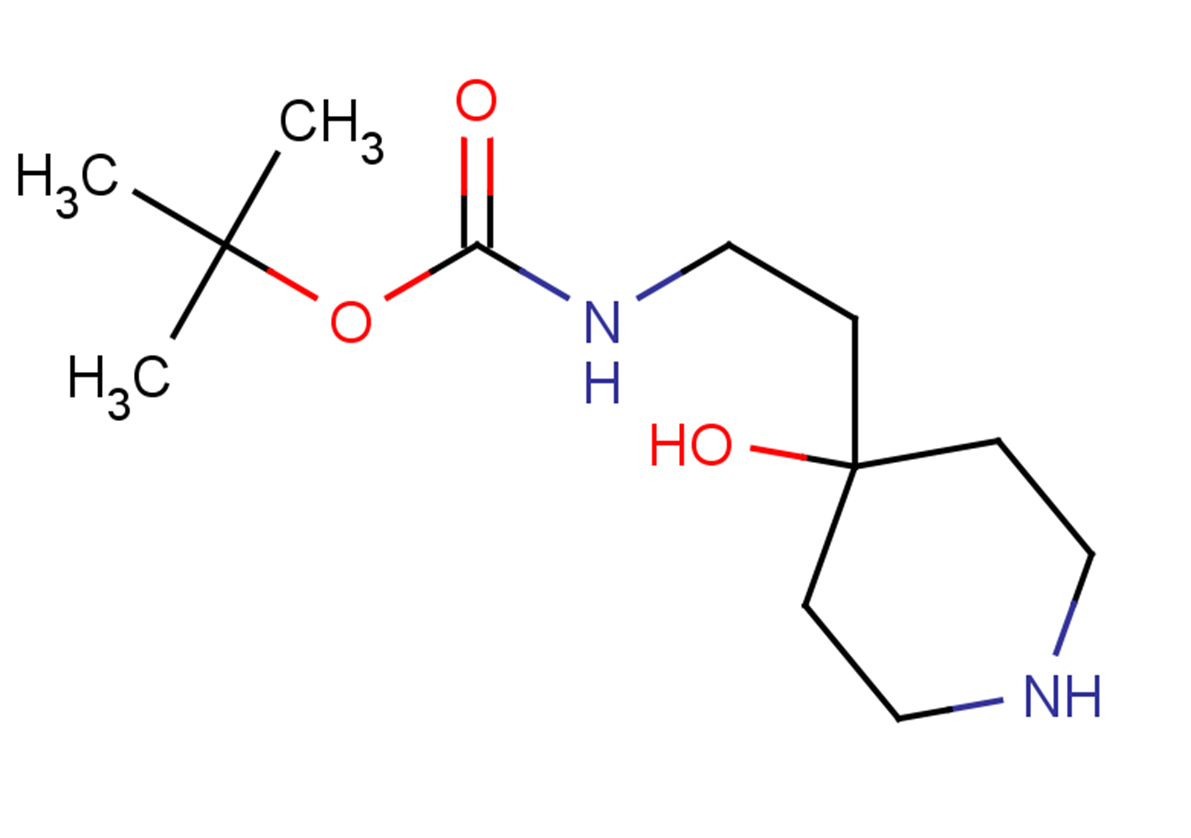 tert-butyl N-[2-(4-hydroxypiperidin-4-yl)ethyl]carbamate