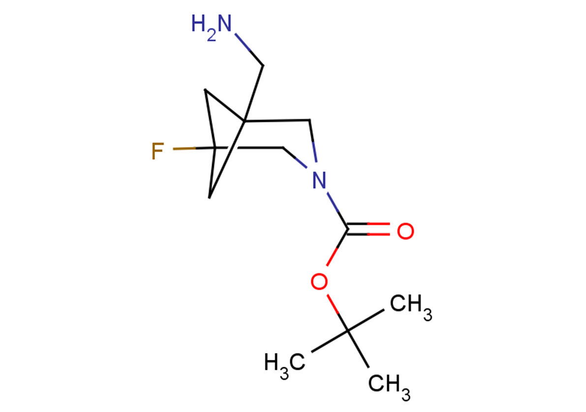 tert-butyl 1-(aminomethyl)-5-fluoro-3-azabicyclo[3.1.1]heptane-3-carboxylate
