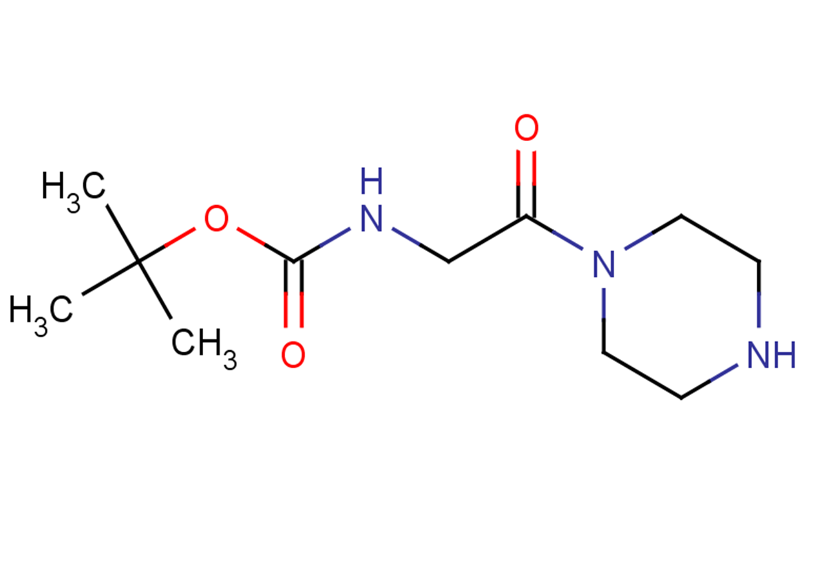 tert-butyl N-[2-oxo-2-(piperazin-1-yl)ethyl]carbamate