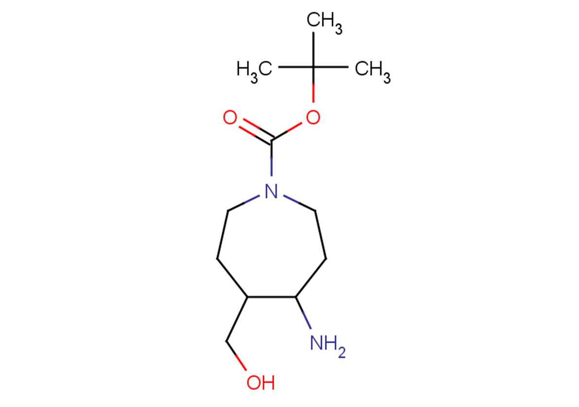 tert-butyl 4-amino-5-(hydroxymethyl)azepane-1-carboxylate