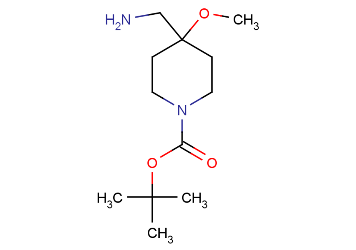 tert-butyl 4-(aminomethyl)-4-methoxypiperidine-1-carboxylate