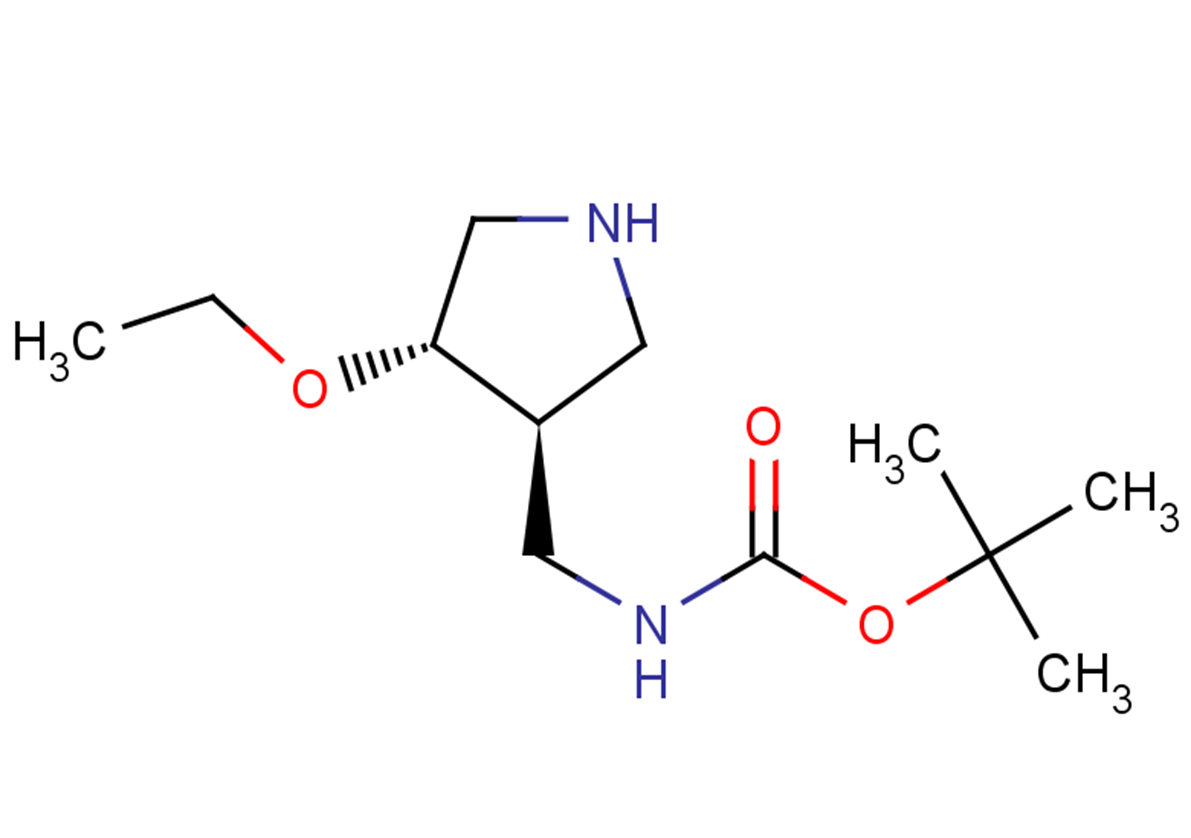 tert-butyl N-{[(3S,4S)-4-ethoxypyrrolidin-3-yl]methyl}carbamate