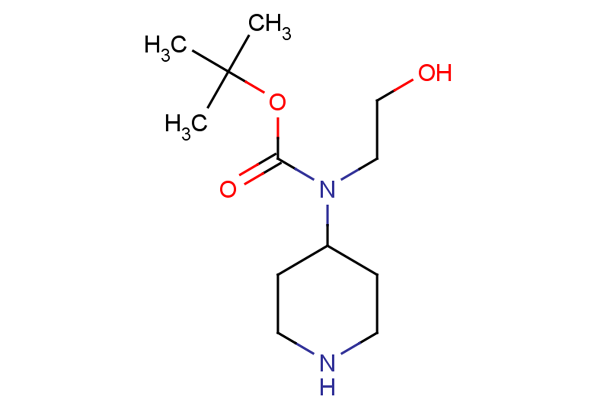 tert-butyl N-(2-hydroxyethyl)-N-(piperidin-4-yl)carbamate