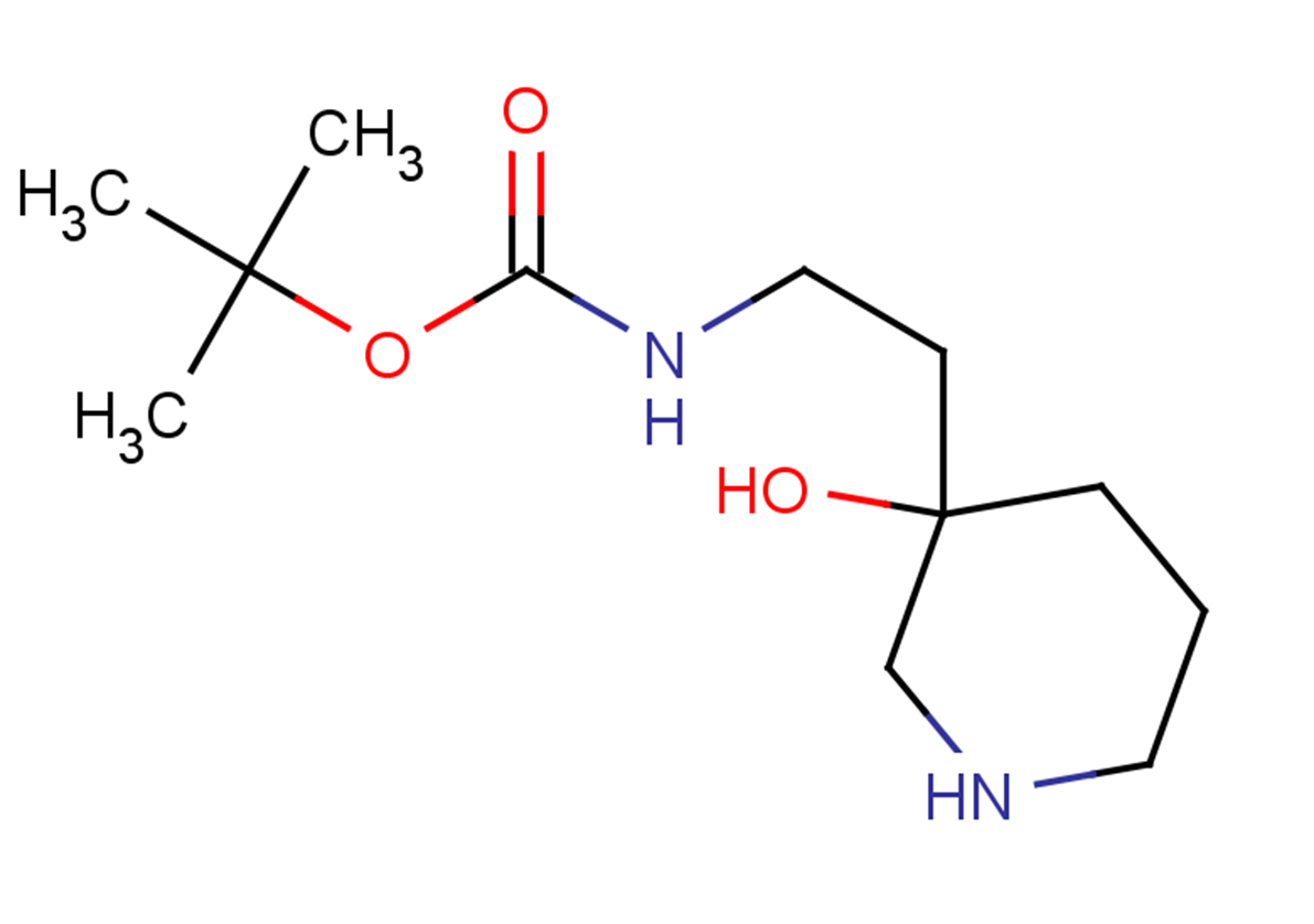 tert-butyl N-[2-(3-hydroxypiperidin-3-yl)ethyl]carbamate