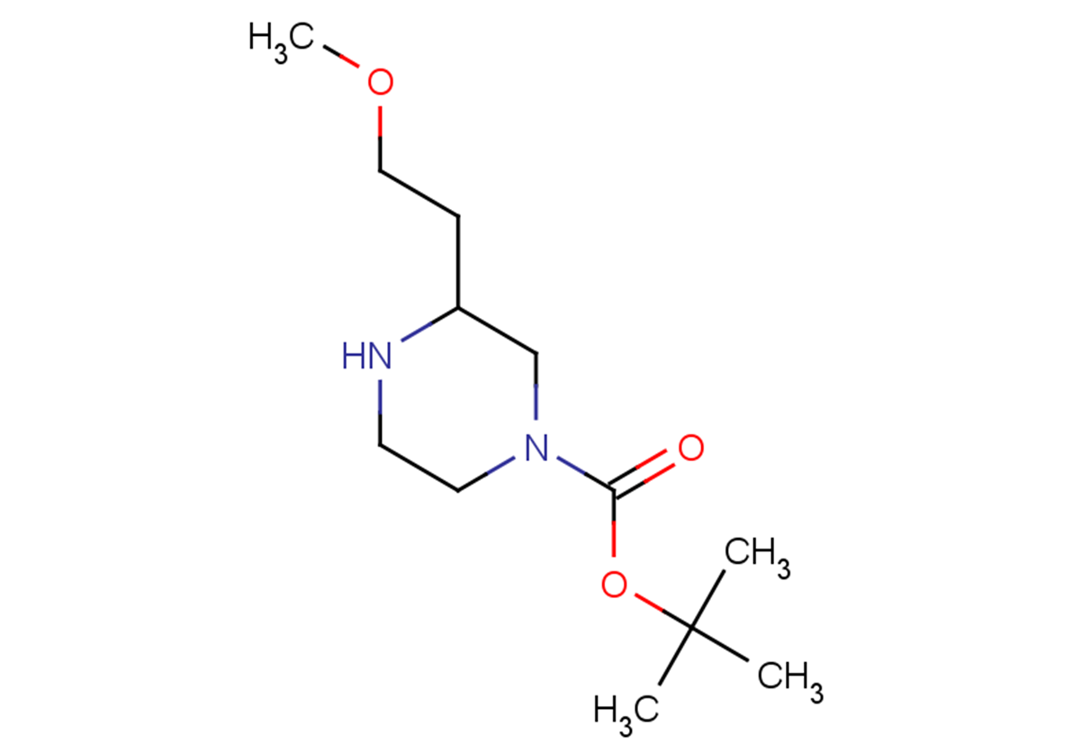 tert-butyl 3-(2-methoxyethyl)piperazine-1-carboxylate
