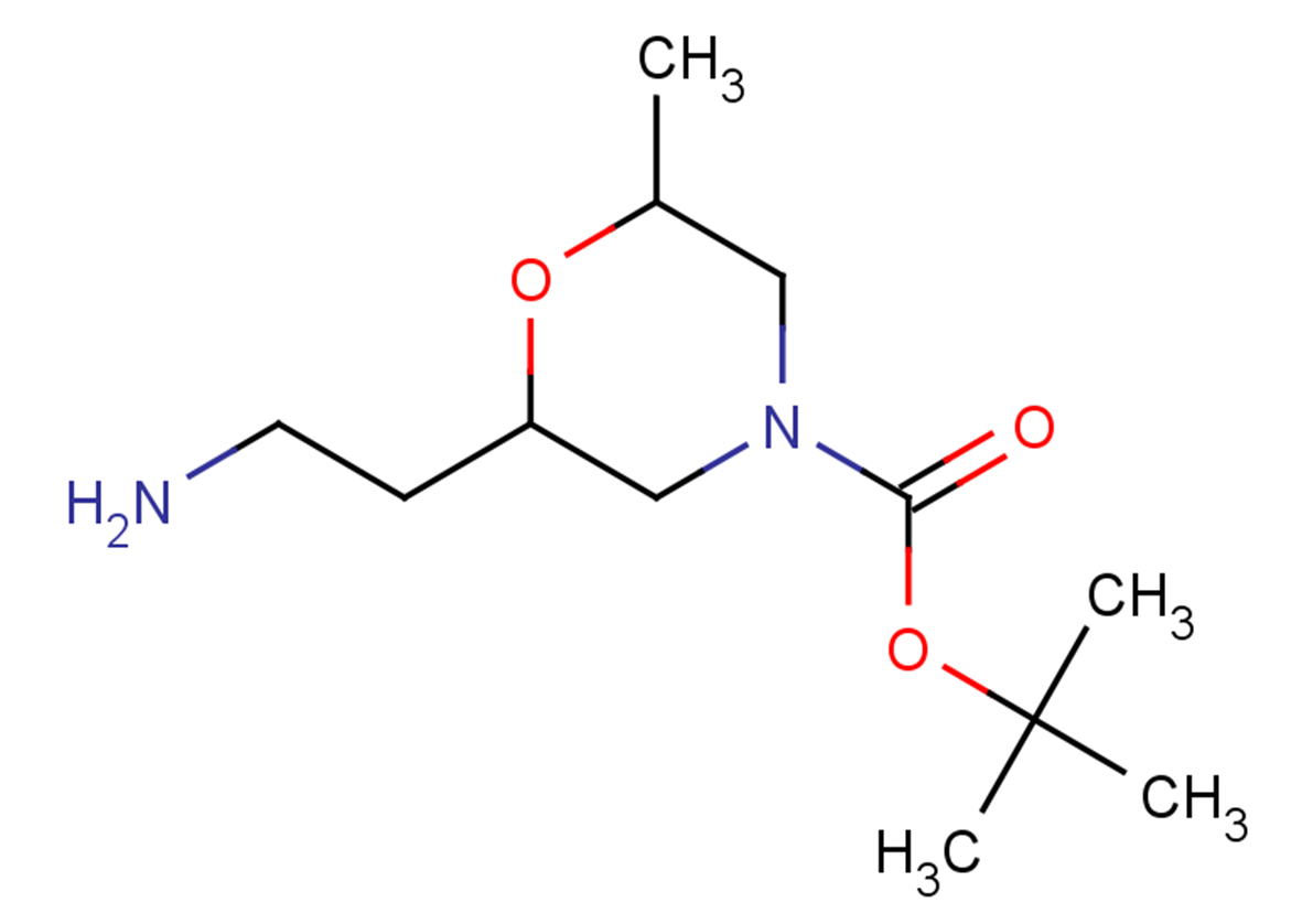 tert-butyl 2-(2-aminoethyl)-6-methylmorpholine-4-carboxylate