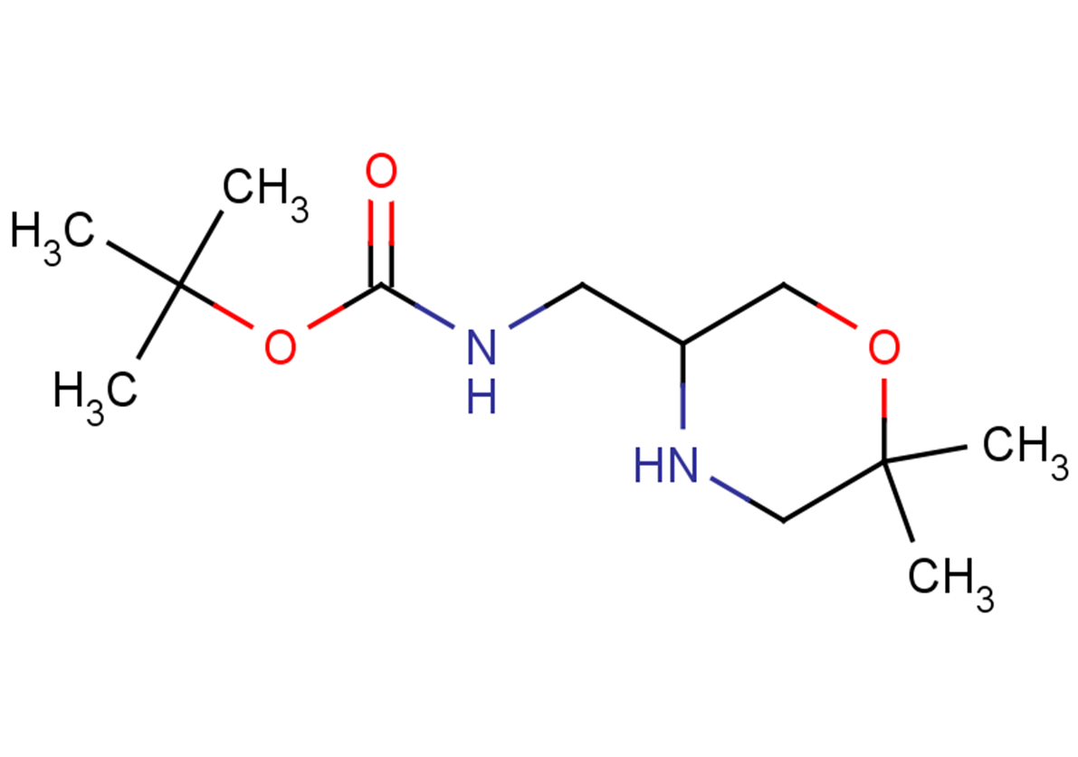tert-butyl N-[(6,6-dimethylmorpholin-3-yl)methyl]carbamate