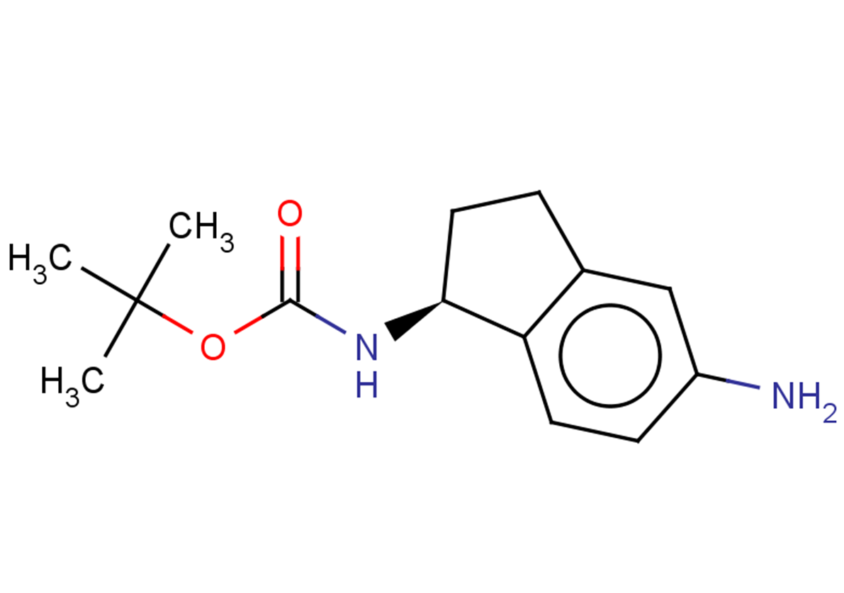 tert-butyl N-[(1S)-5-amino-2,3-dihydro-1H-inden-1-yl]carbamate