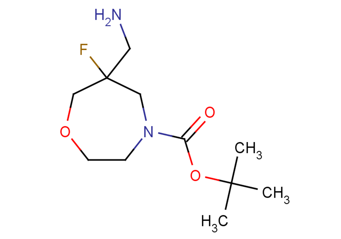tert-butyl 6-(aminomethyl)-6-fluoro-1,4-oxazepane-4-carboxylate